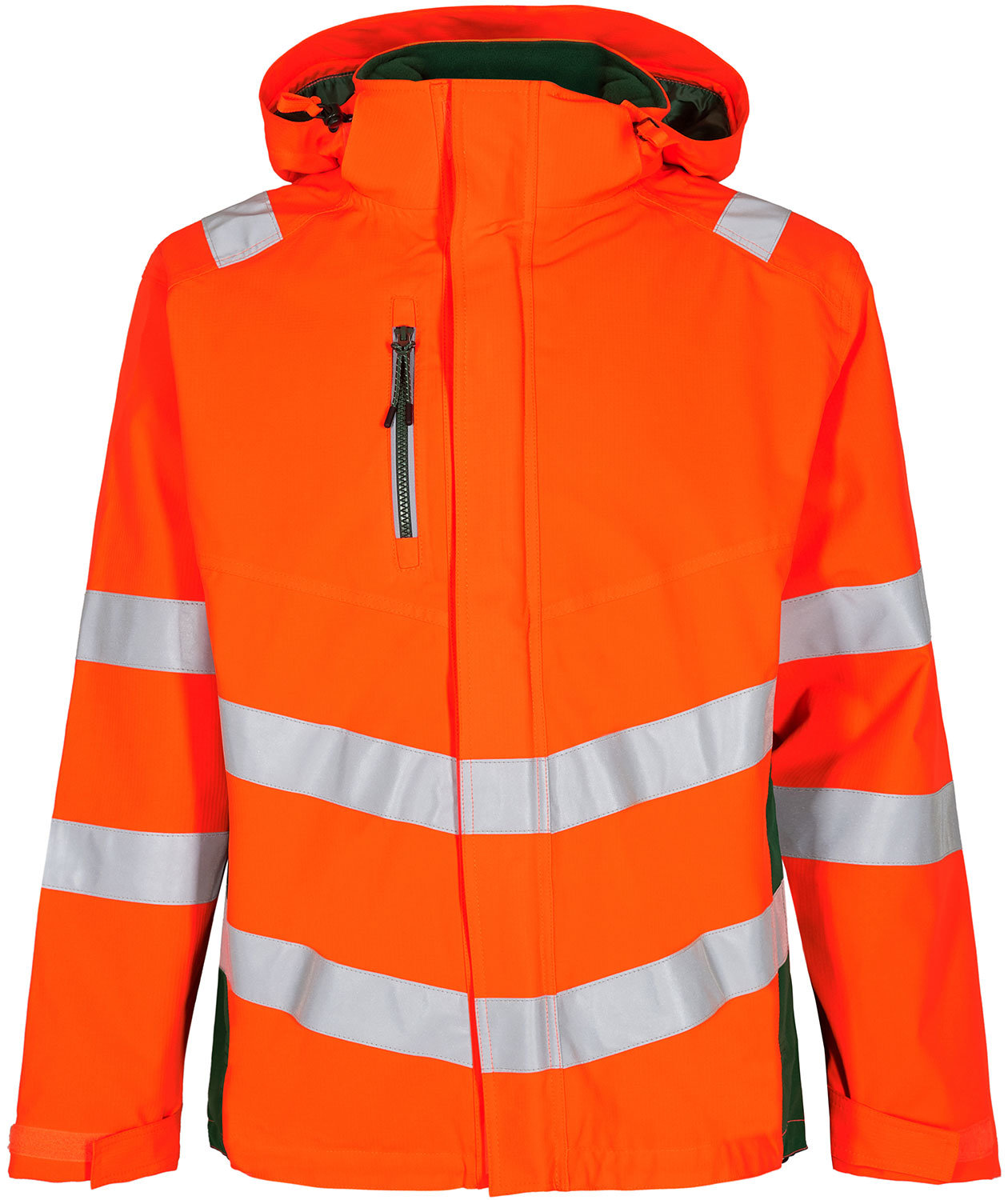 Engel Safety skaljacka, Varsel Orange/Gr&ouml;n, Varsel Orange/Gr&ouml;n, swatch