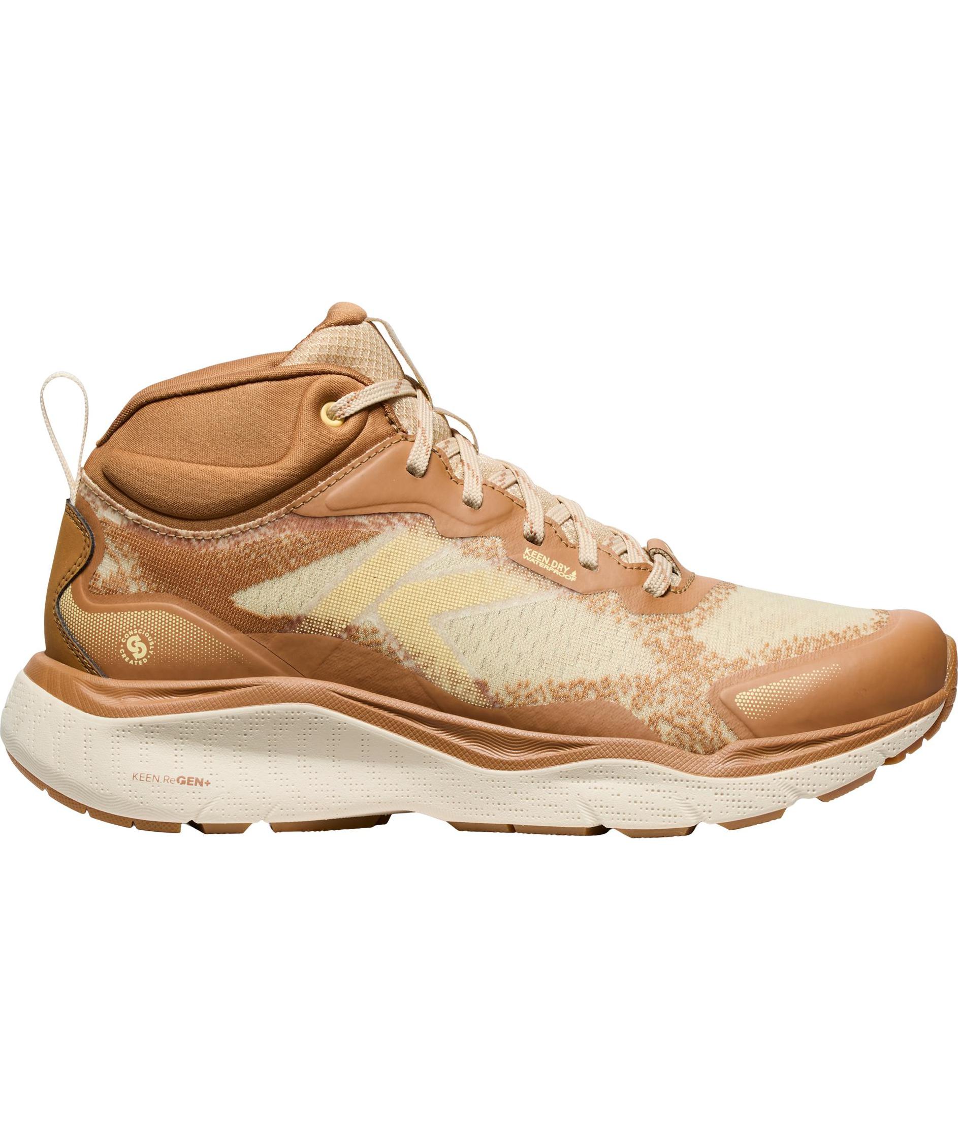 Keen Leiki Mid WP women's hiking boots, Safari/chipmunk, Safari/chipmunk, swatch