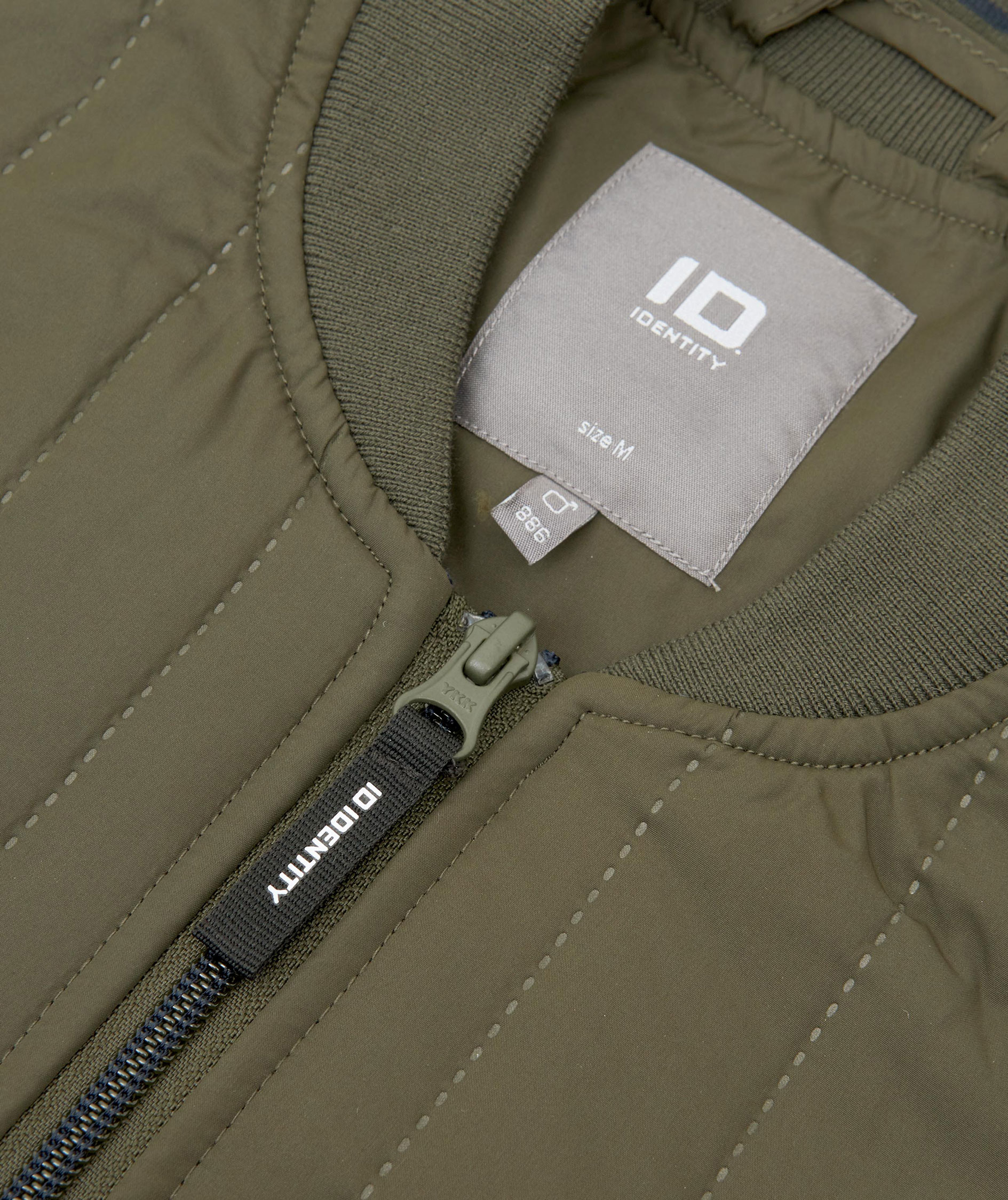 ID CORE vadderad termojacka, Olivgr&ouml;n, large image number 4