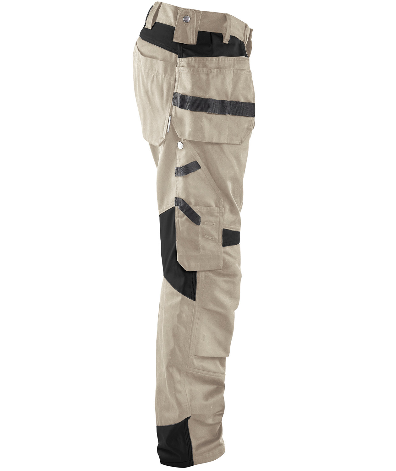 Bl&aring;kl&auml;der hantverksbyxa, Sand/Svart, large image number 3