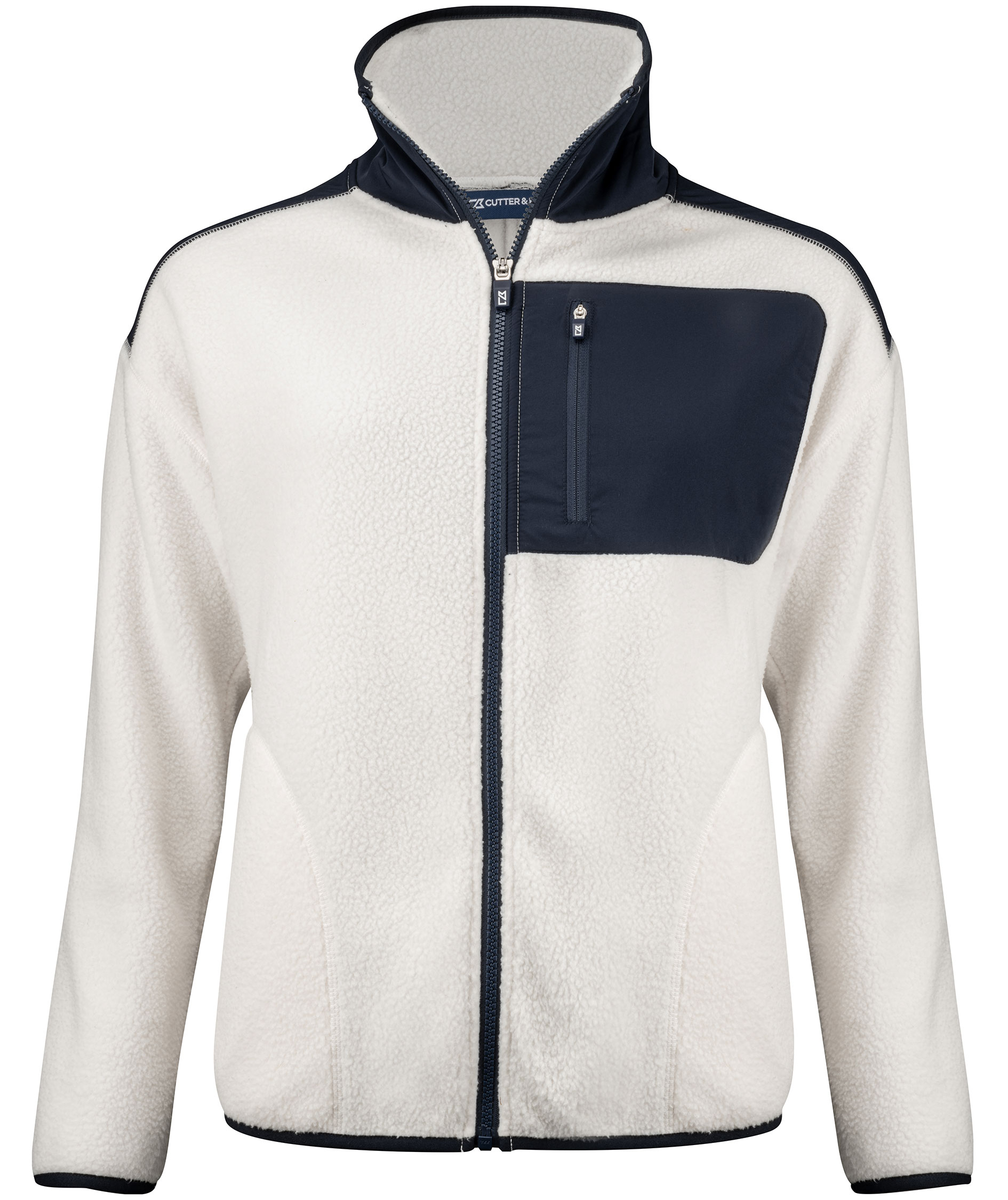 Cutter & Buck Cascade p&auml;lsfiberjacka dam, Shell White