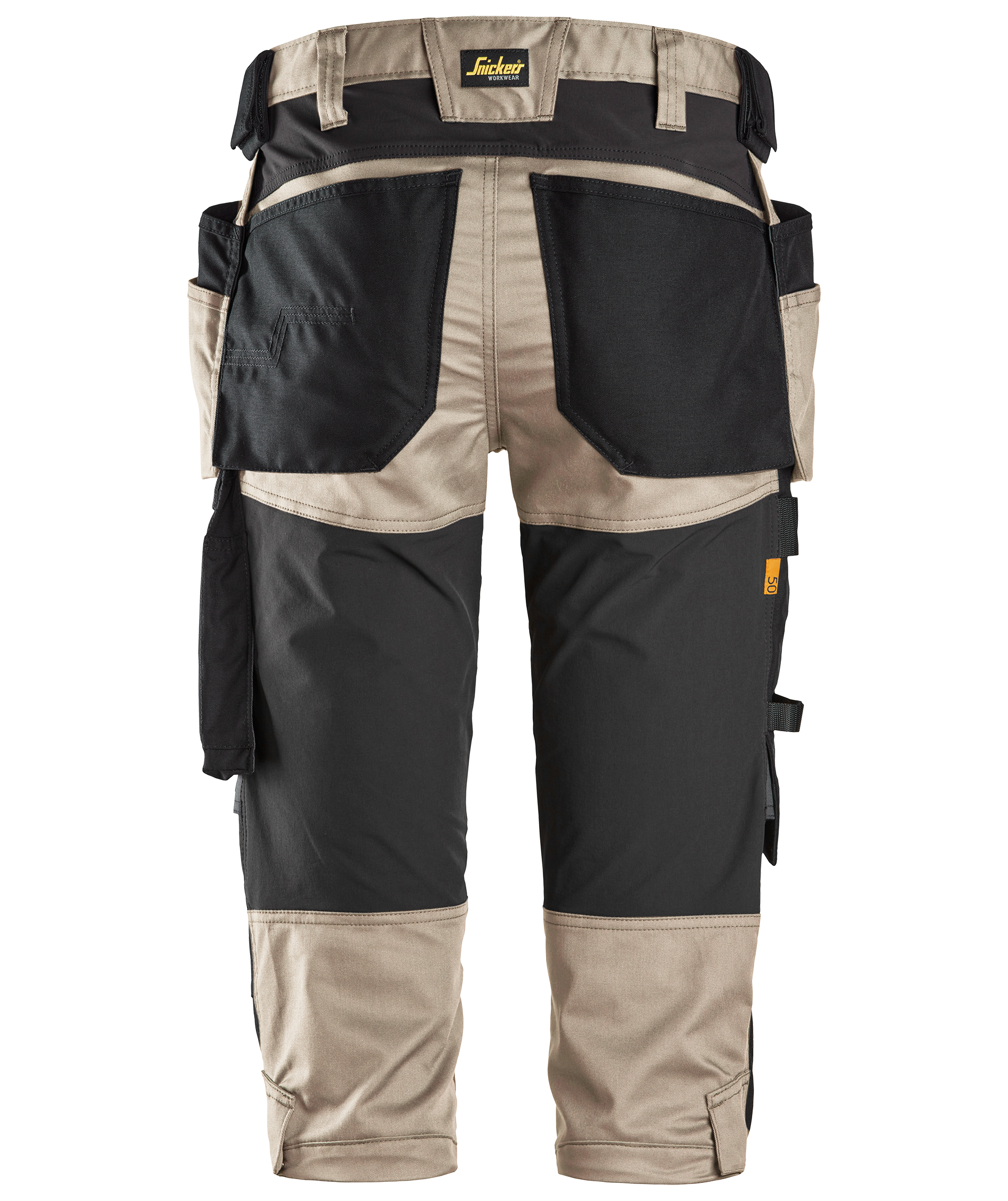 Snickers AllroundWork 3/4-Handwerkerhose 6142, Khaki/Black