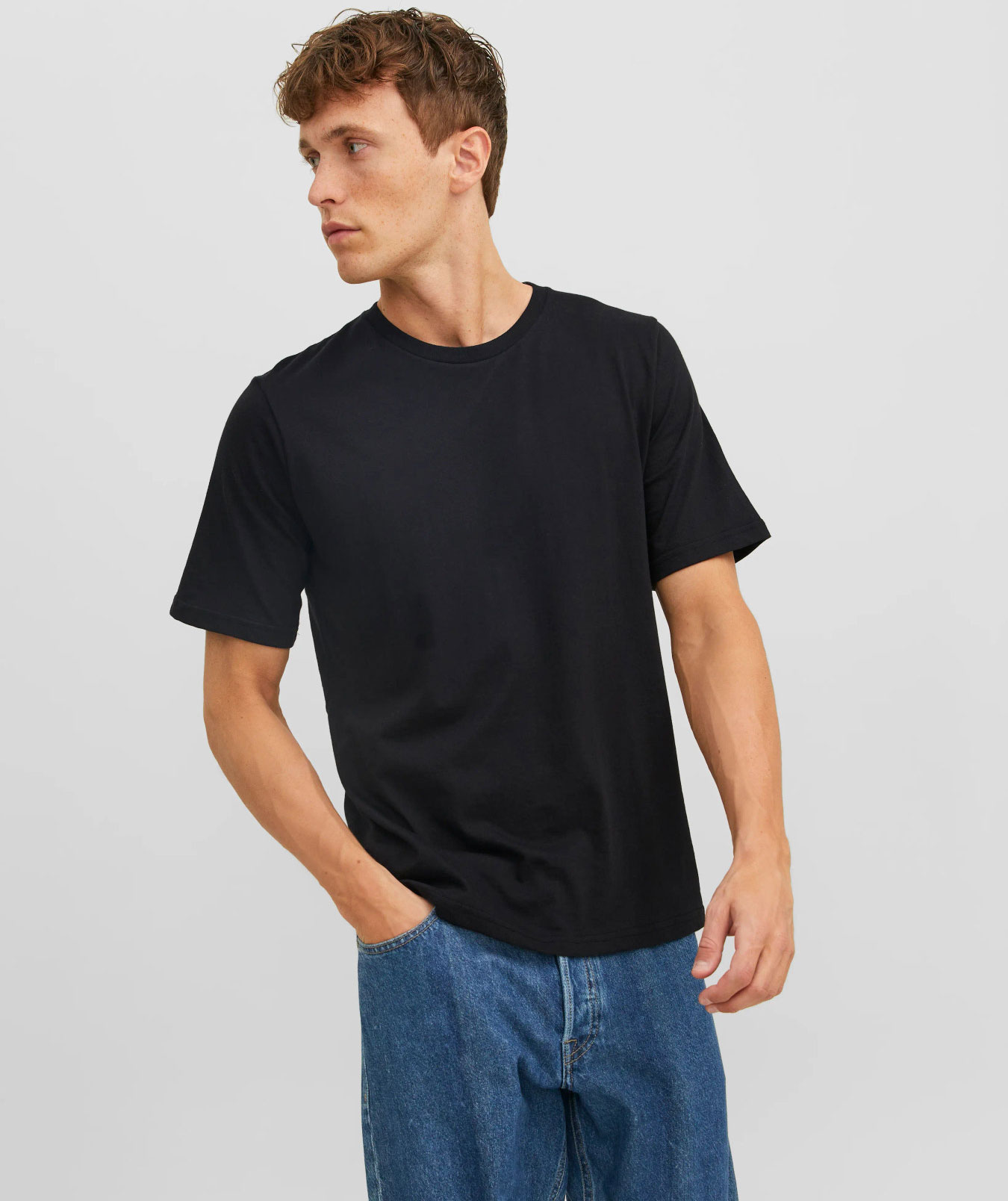 Jack & Jones JACUNDER 3-pack kort&auml;rmad undertr&ouml;ja, Black, large image number 5