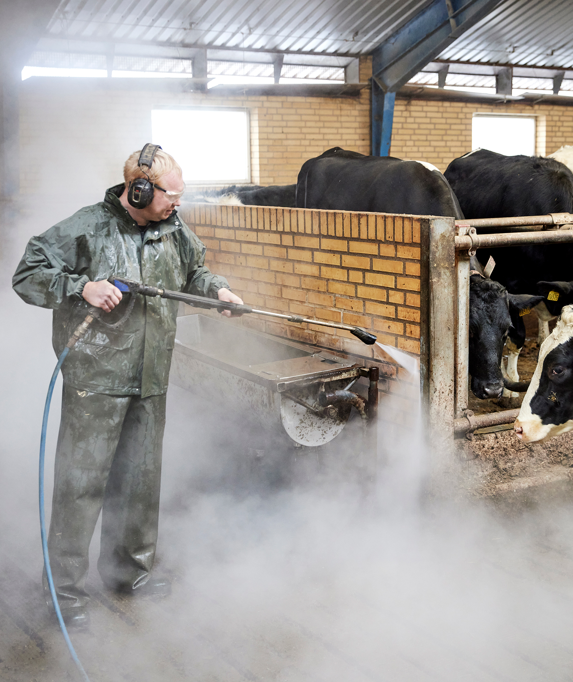 ELKA PVC Heavy regnselebukse, Olivengr&oslash;nn, large image number 2