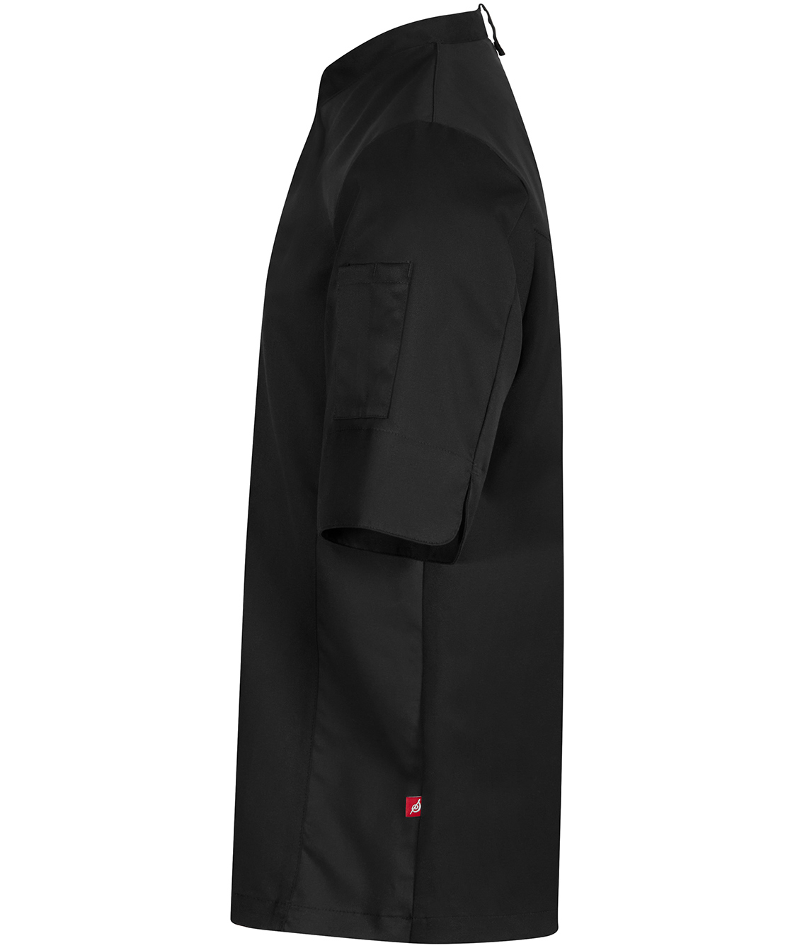 Segers kokkejakke stretch, Svart, large image number 4
