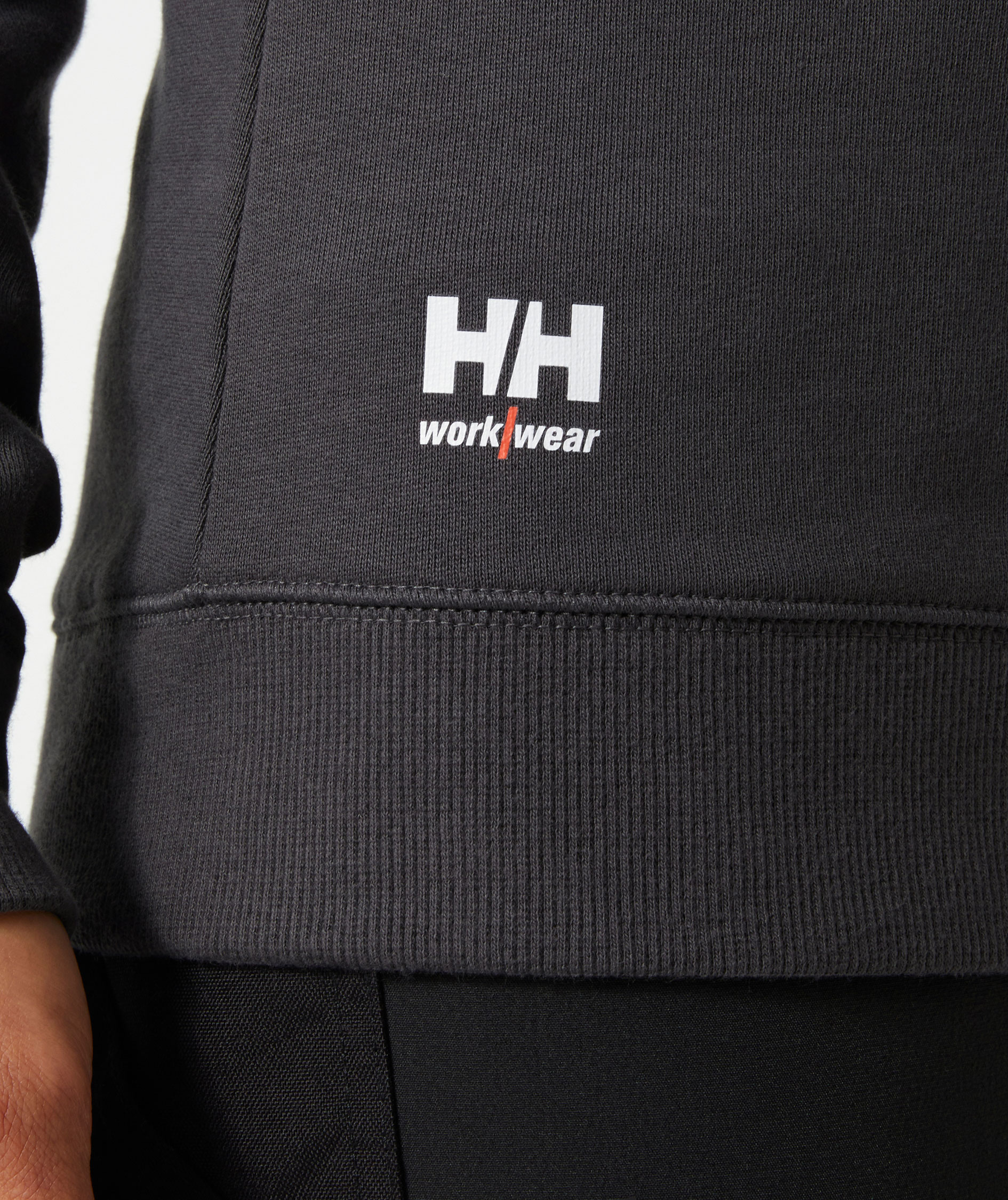 Helly Hansen Classic dame sweatshirt, Dark Grey, large image number 5