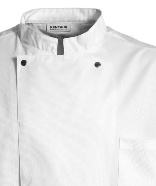 Kentaur short-sleeved  chefs jacket, White, large image number 2