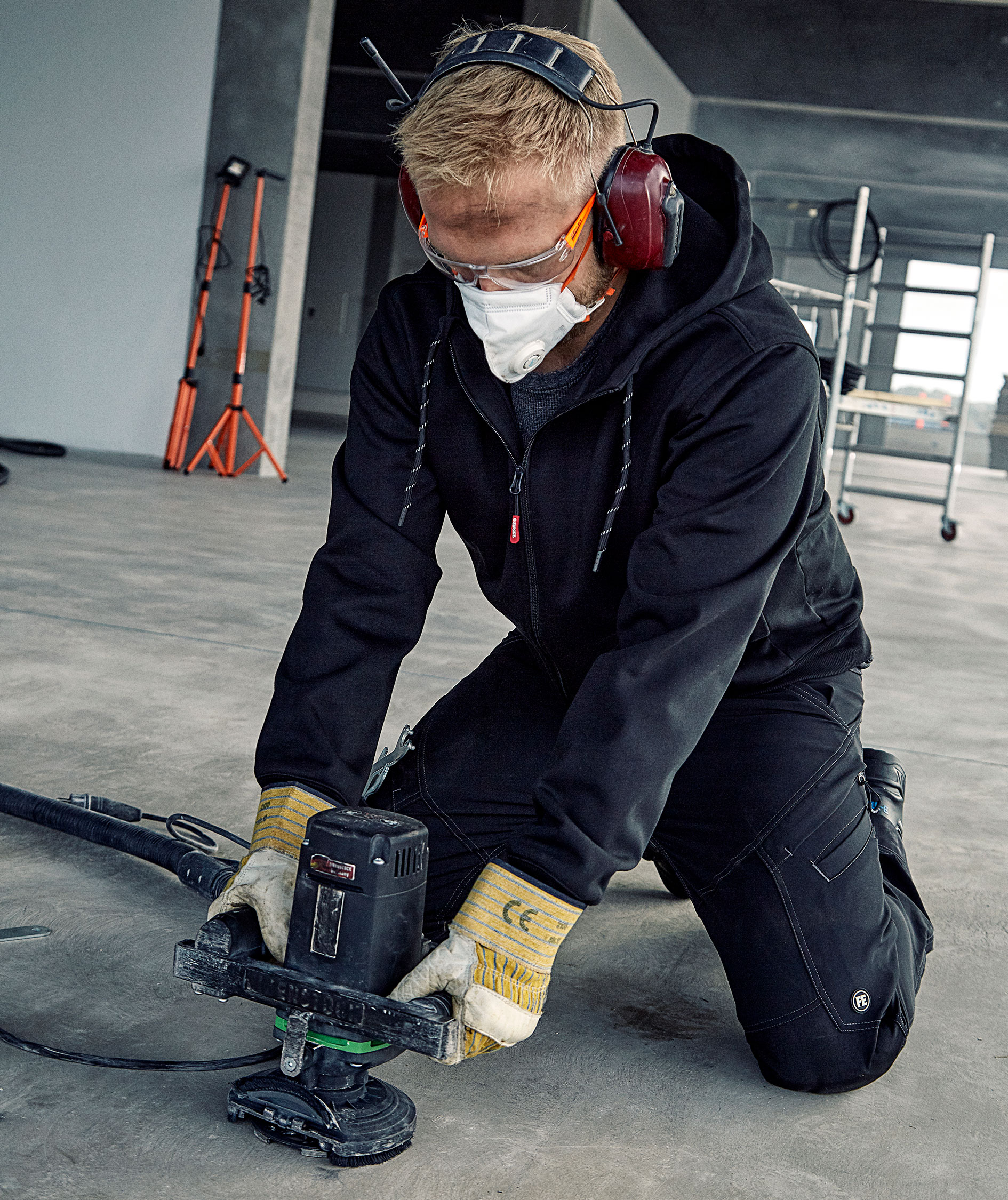 Engel X-treme arbejdsbukser Full stretch, Sort, large image number 2