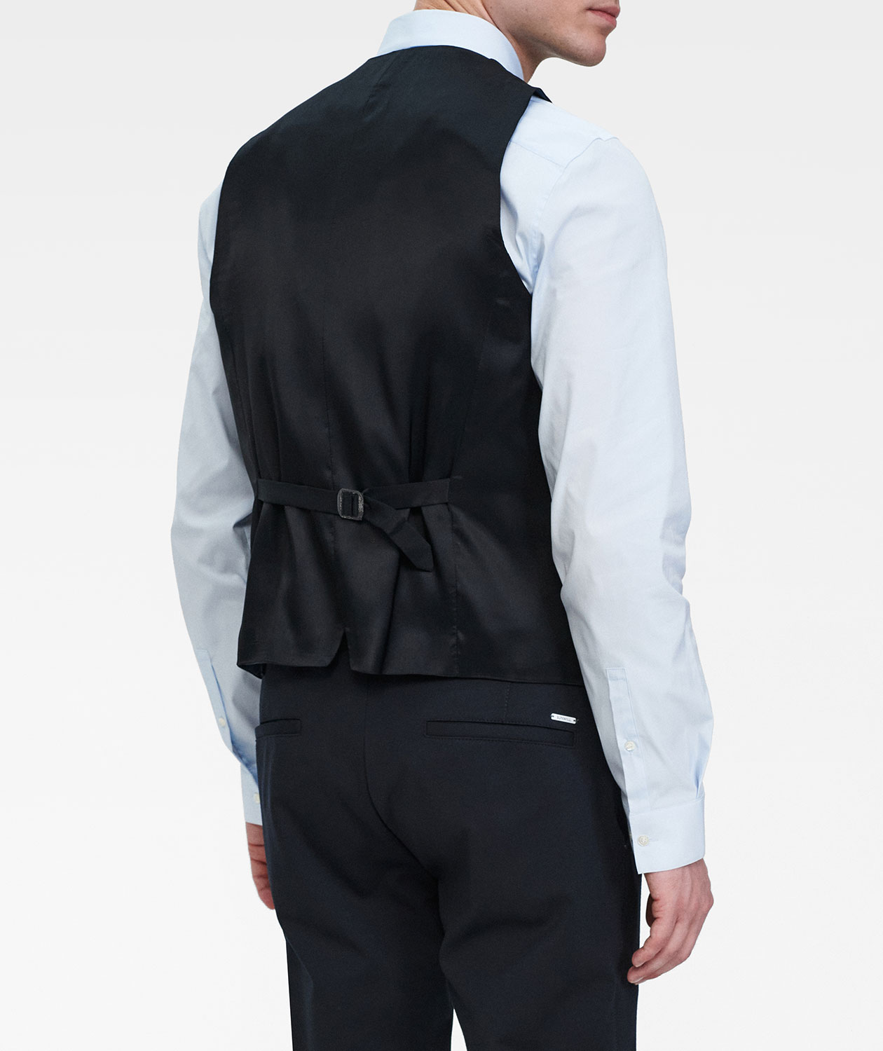 Sunwill Weft Stretch Modern Fit Weste, Navy, large image number 4