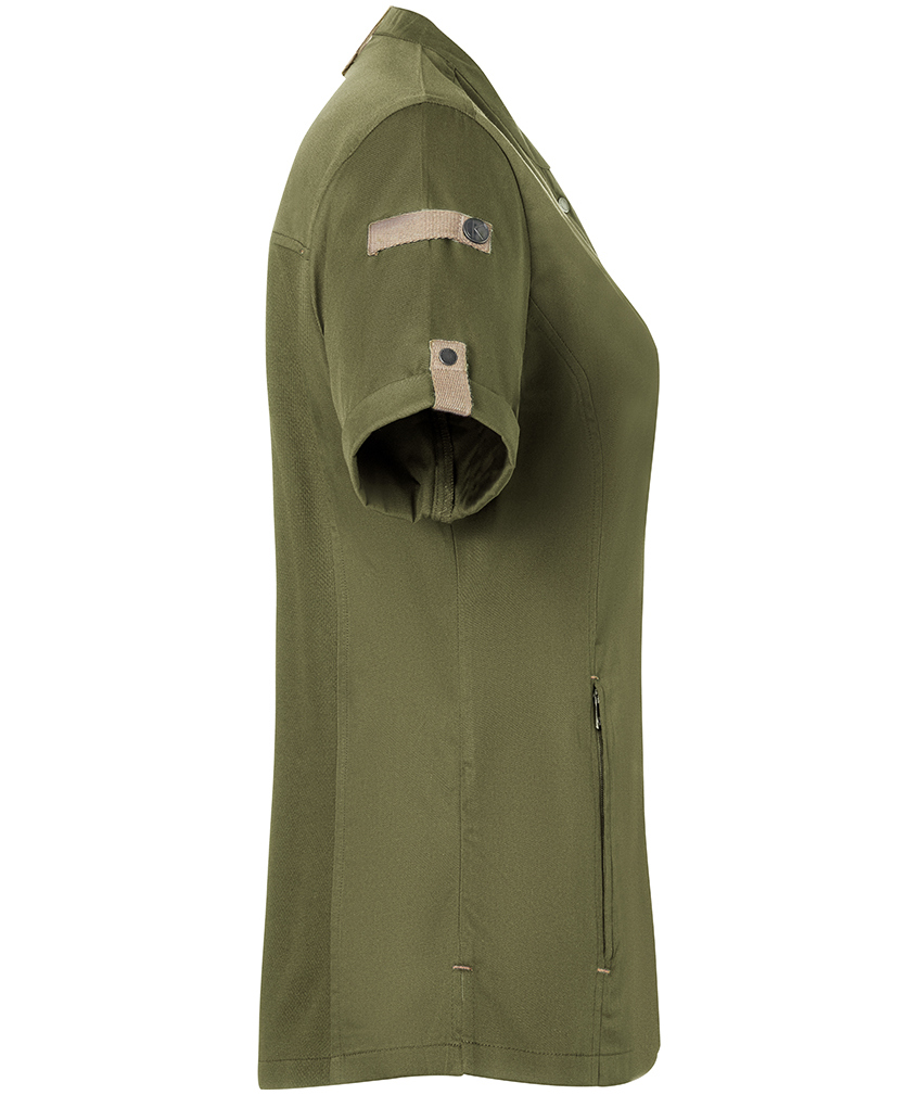 Karlowsky Green-Generation kort&auml;rmad kockjacka dam, Moss green, large image number 4