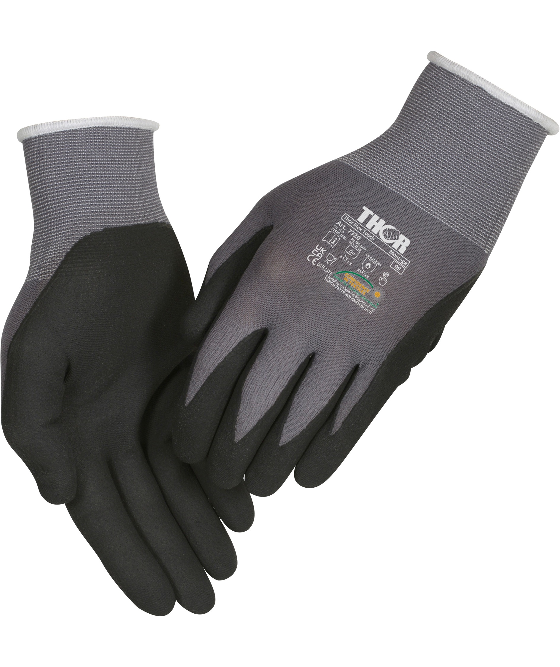 Thor 7320 Flex arbejdshandsker, Gr&aring;