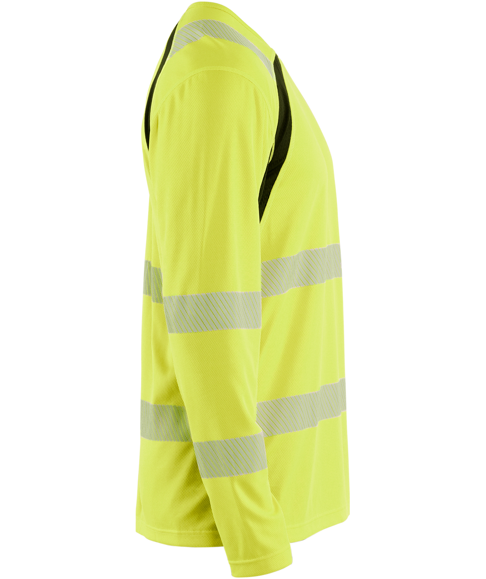 Bl&aring;kl&auml;der lang&aelig;rmet T-shirt, Hi-vis Gul/Sort, large image number 3