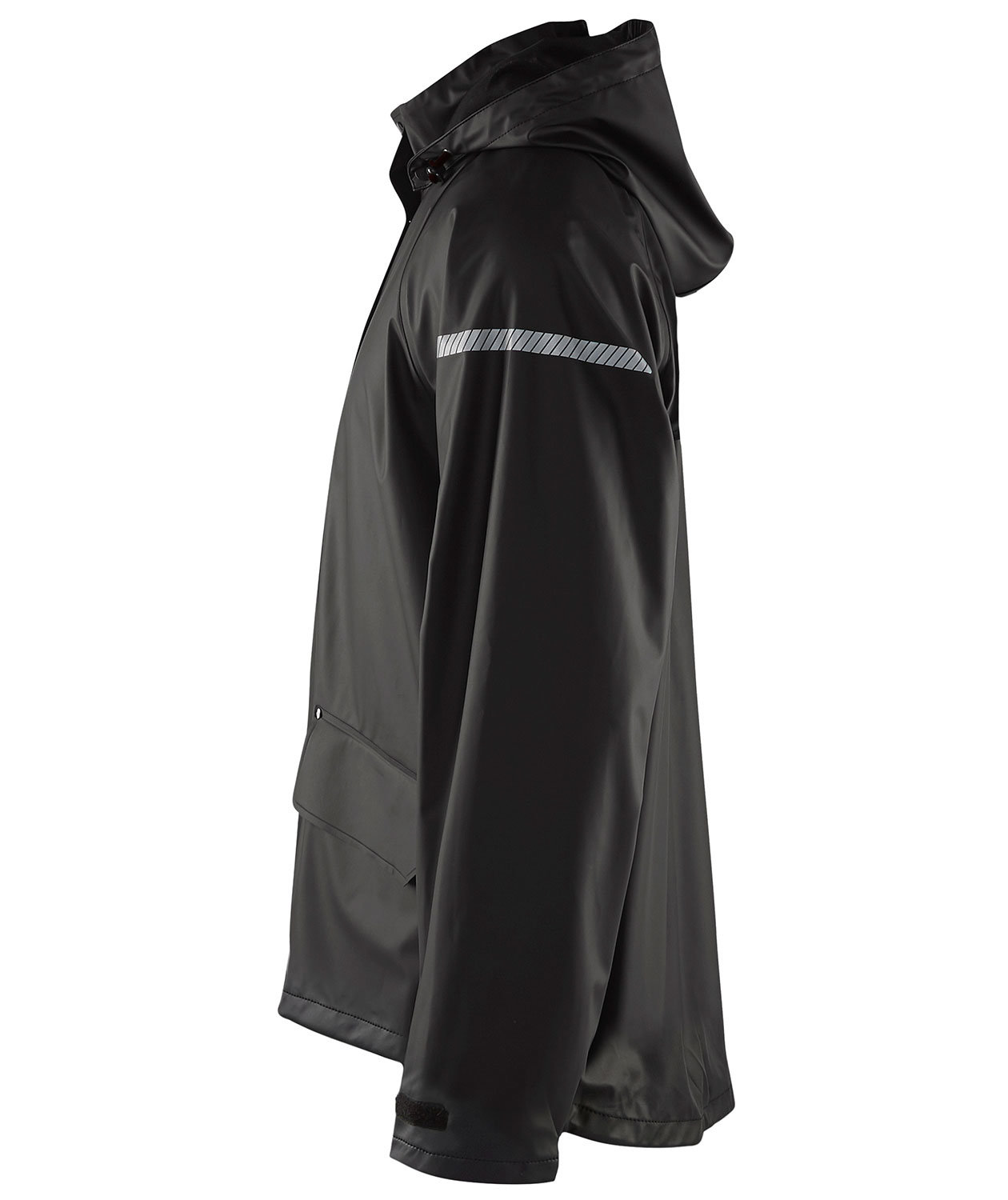 Bl&aring;kl&auml;der regnjacka Level 1, Svart, large image number 2