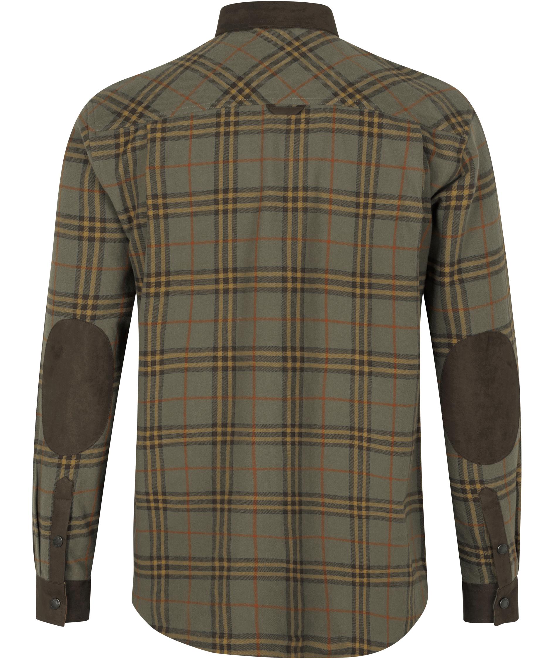 Seeland Banff lumberjack shirt, Grape leaf/Terracotta check, large image number 2