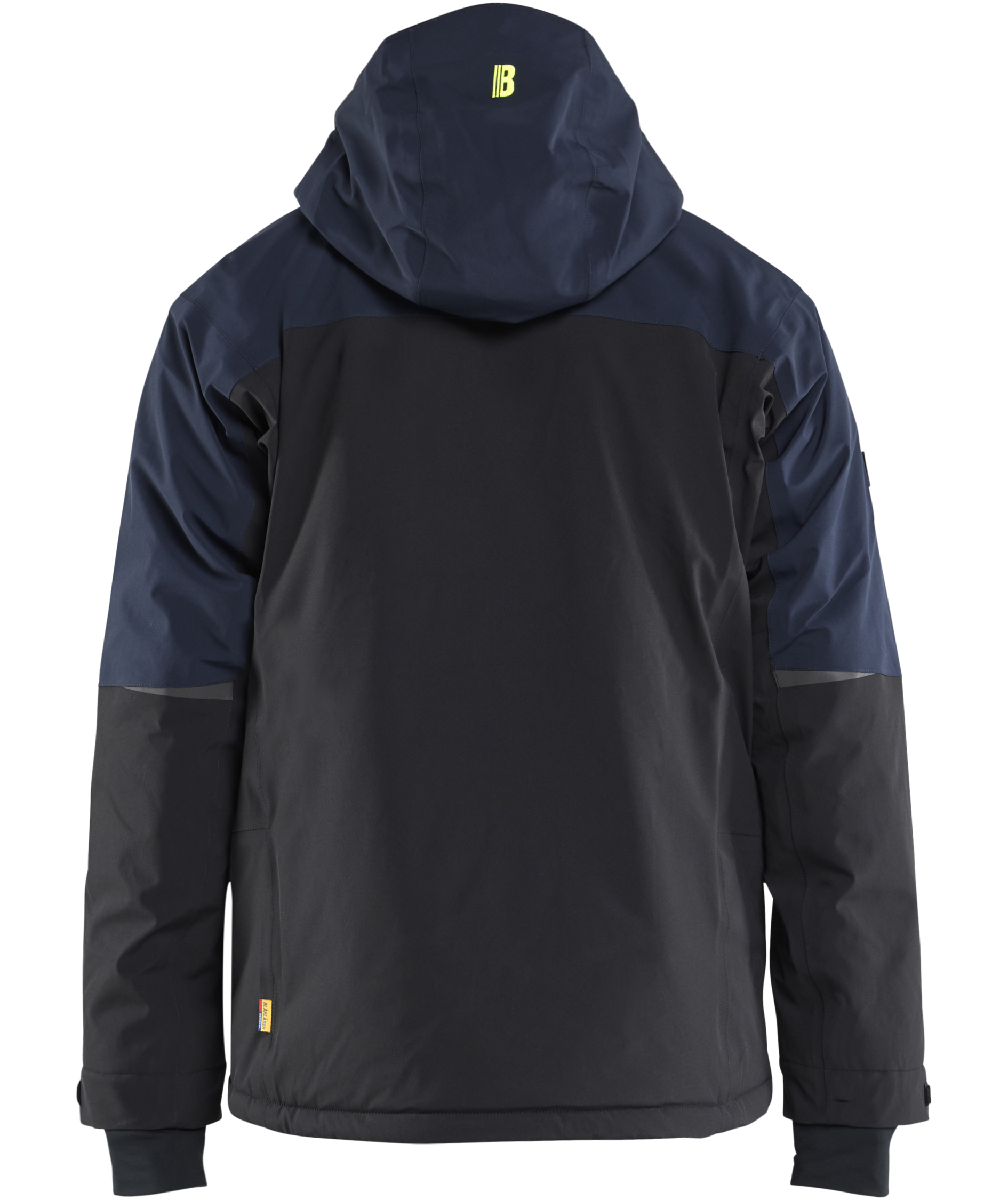 Bl&aring;kl&auml;der Striker vinterjakke full stretch, M&oslash;rk Marine/Hi-Vis Gul, large image number 1