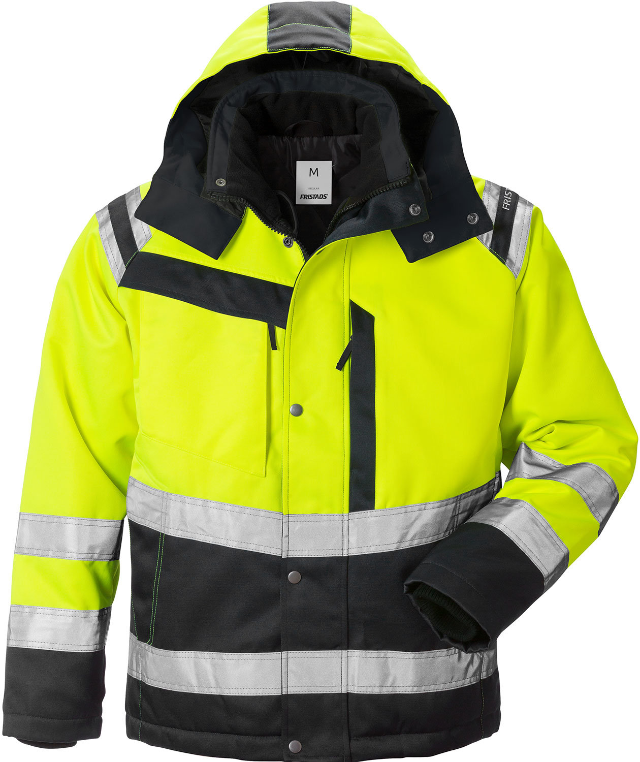 Fristads vinterjakke 4043, Hi-vis&nbsp;Gul/Sort