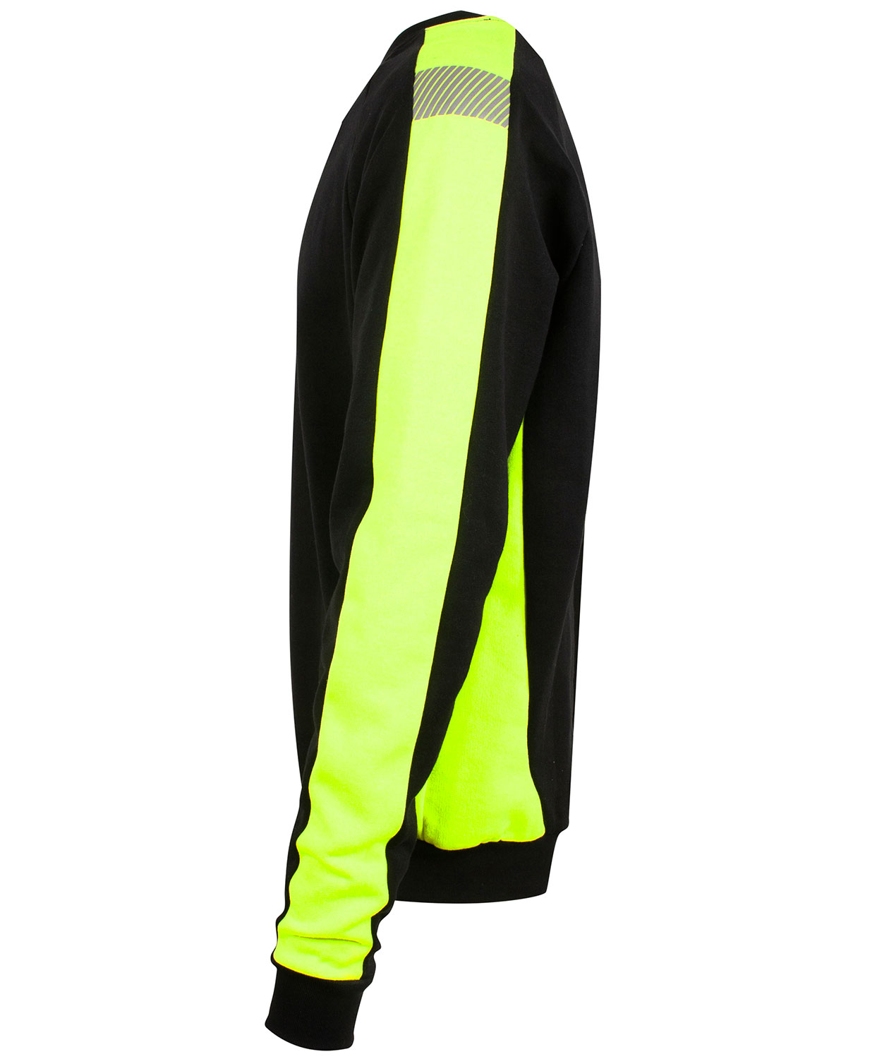 YOU Lancaster Pro sweatshirt, Svart/Varselgul, large image number 4