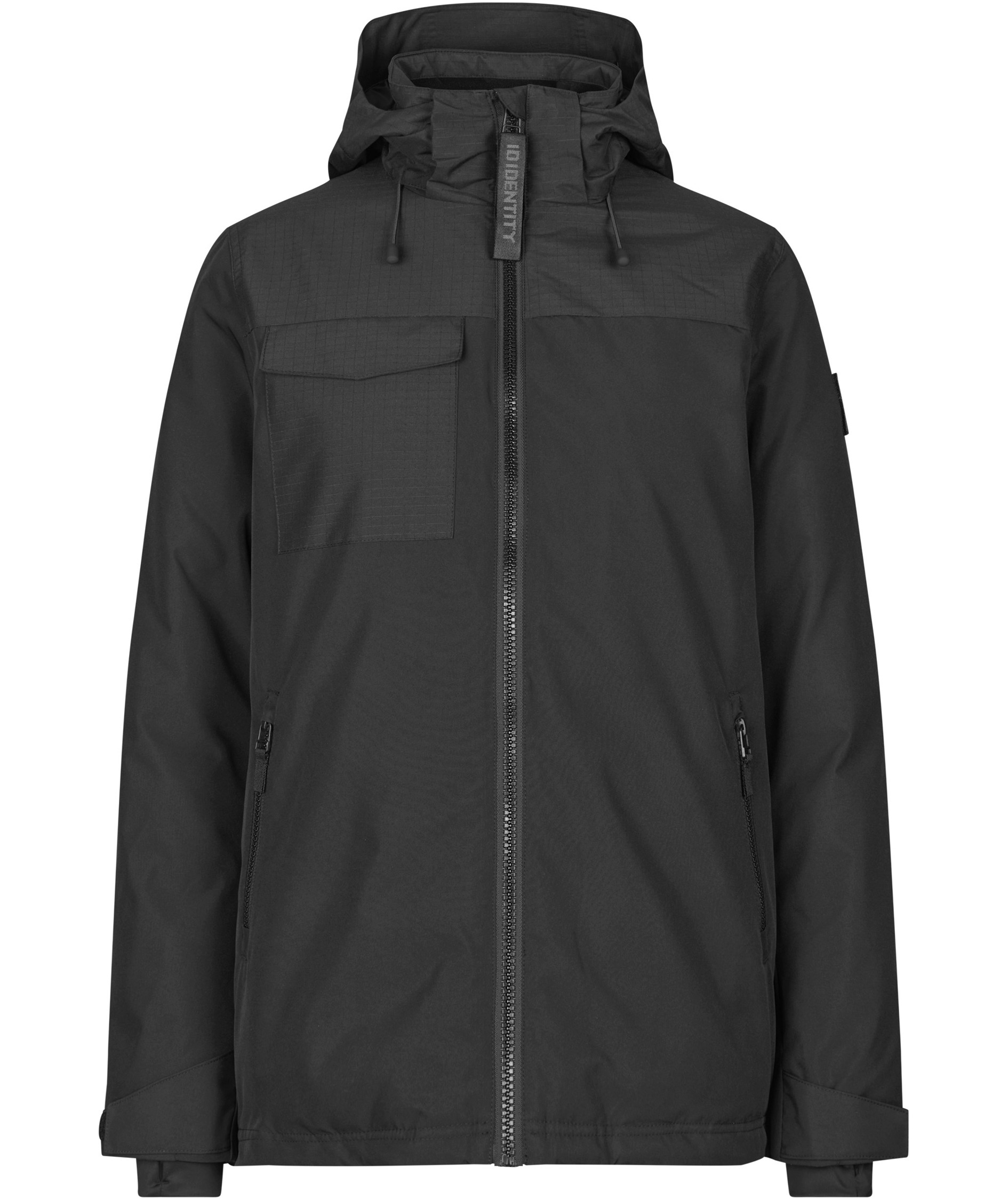 ID Damen Winterjacke, Schwarz, Schwarz, swatch