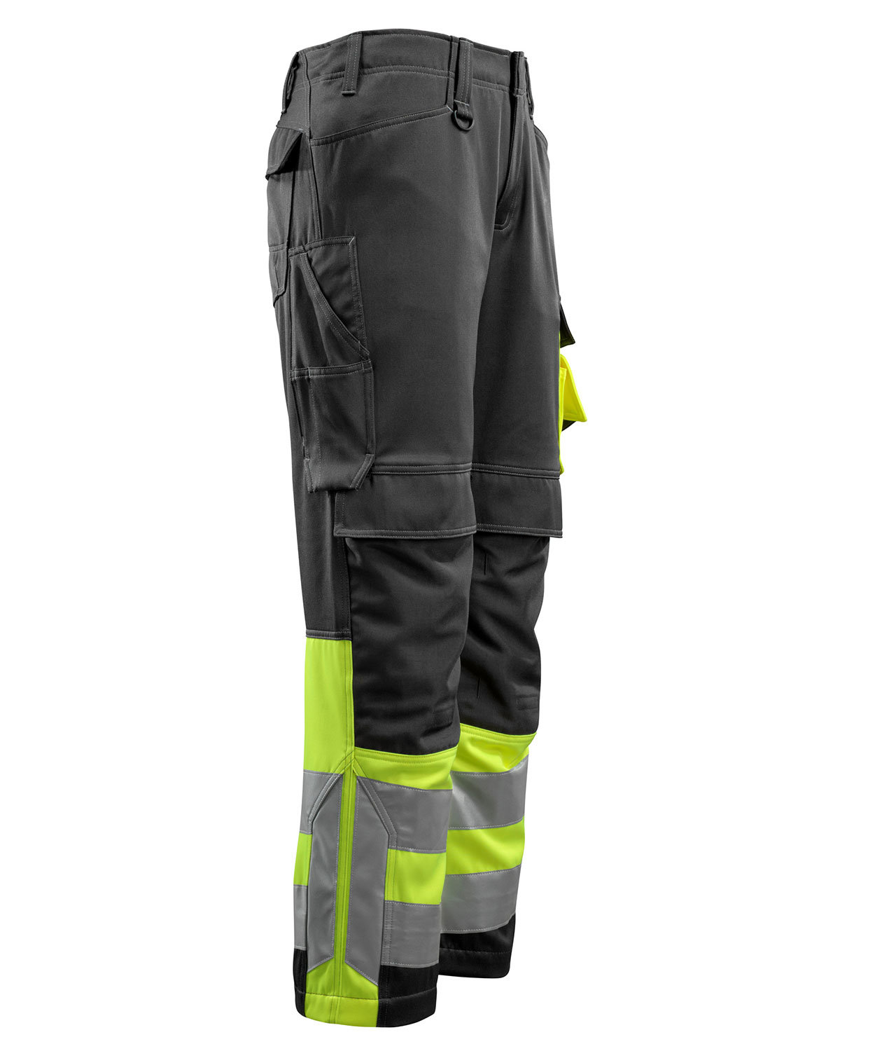 Mascot Safe Supreme Leeds arbetsbyxa, Svart/Varselgul, large image number 3
