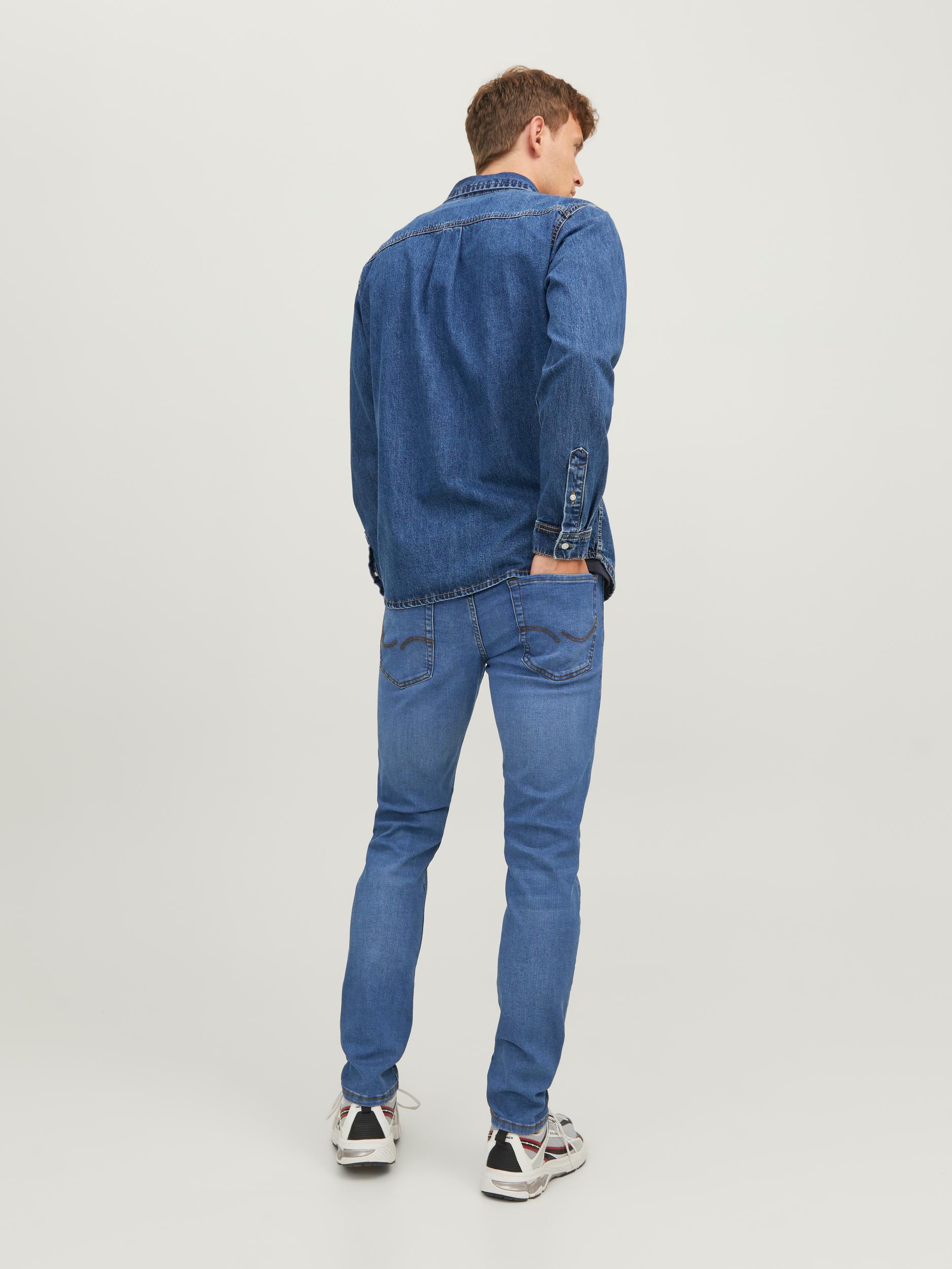 Jack & Jones JJIGLENN SQ 223 Jeans, Blue Denim, large image number 6