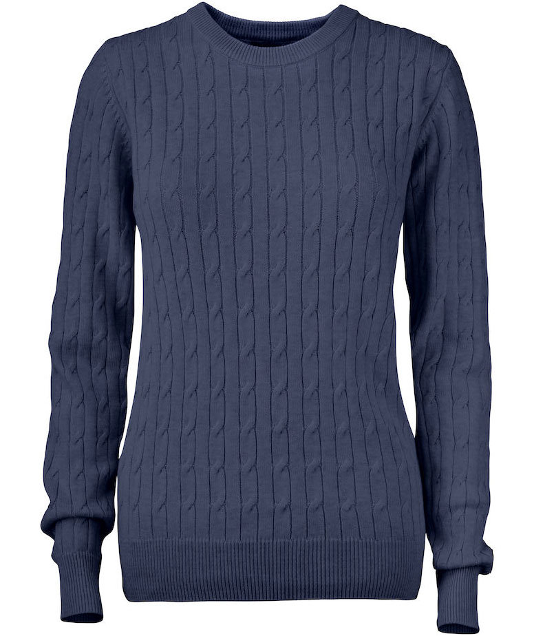 Cutter & Buck stickad tr&ouml;ja dam, Navy melange, Navy melange, swatch