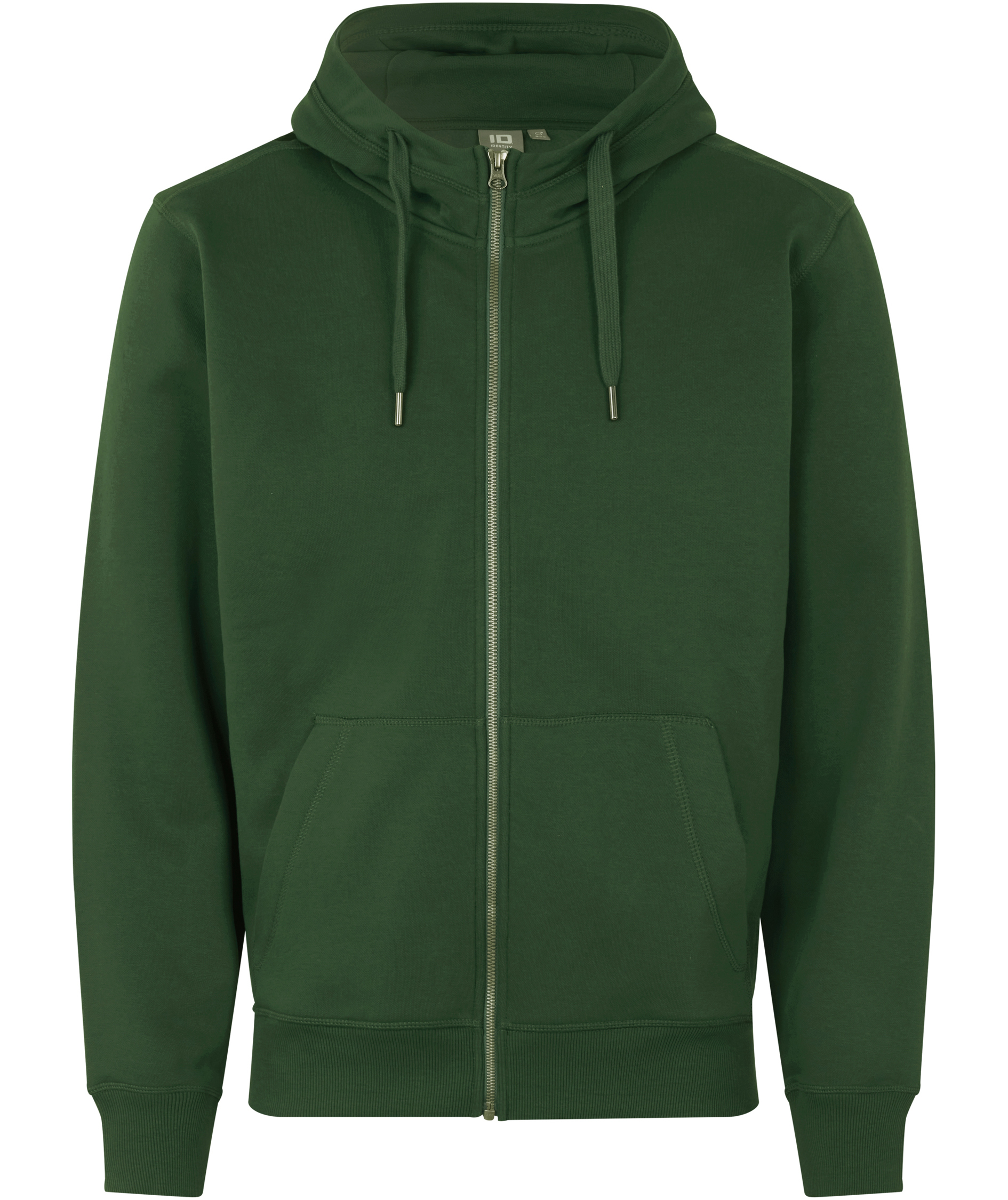 ID Core hoodie med dragkedja, Flaskgr&ouml;n, Flaskgr&ouml;n, swatch