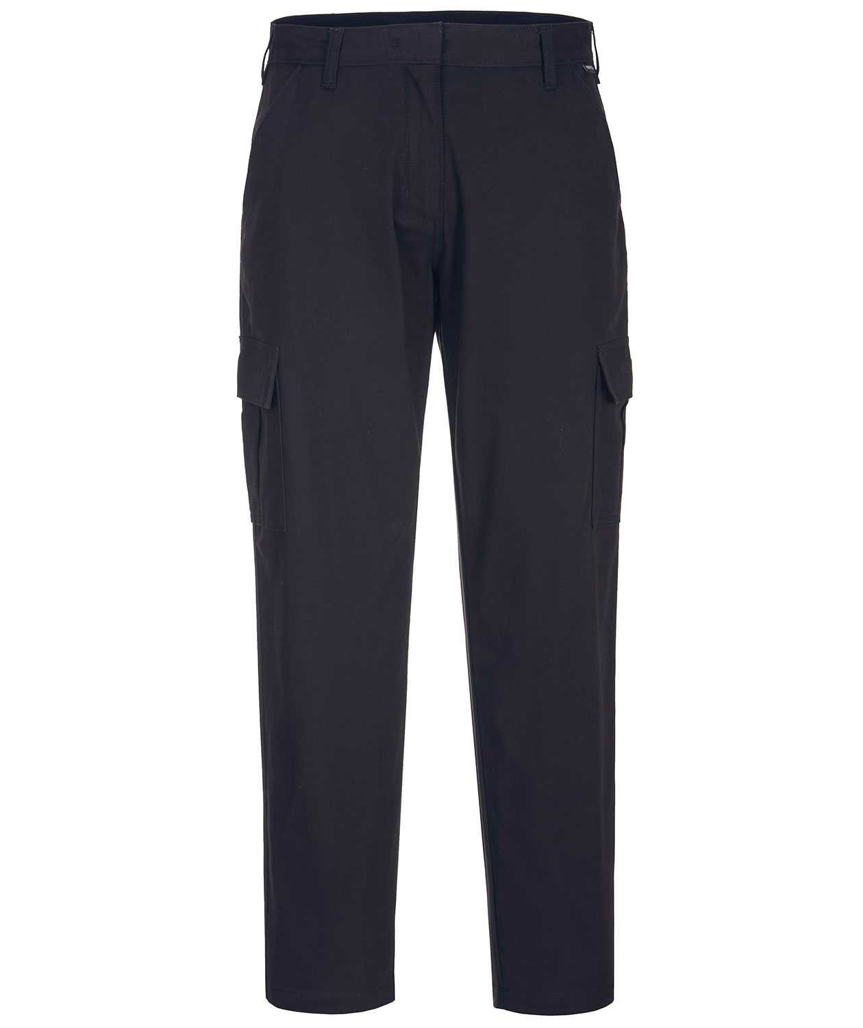 Portwest dame cargobukser, Sort