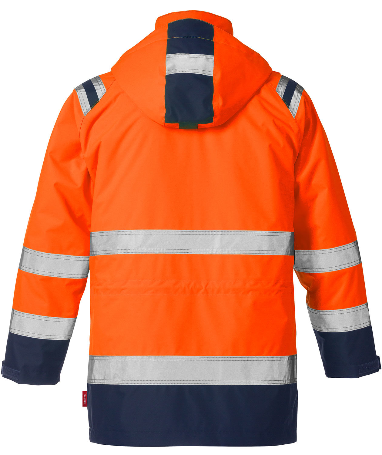 Kansas Airtech&reg; 3-i-1 parkas, Varsel Orange/Marinbl&aring;