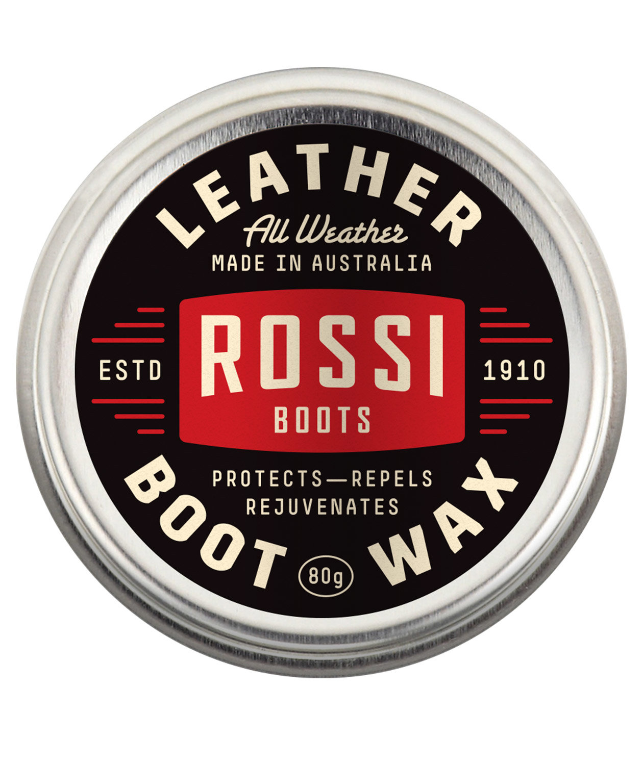 Rossi 80g All Weather boot wax, Transparent