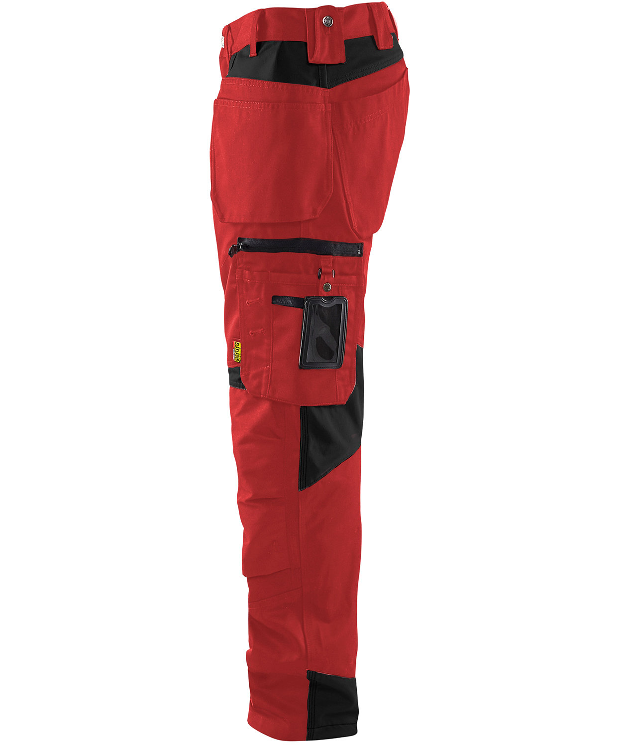 Bl&aring;kl&auml;der hantverksbyxa, R&ouml;d/Svart, large image number 2