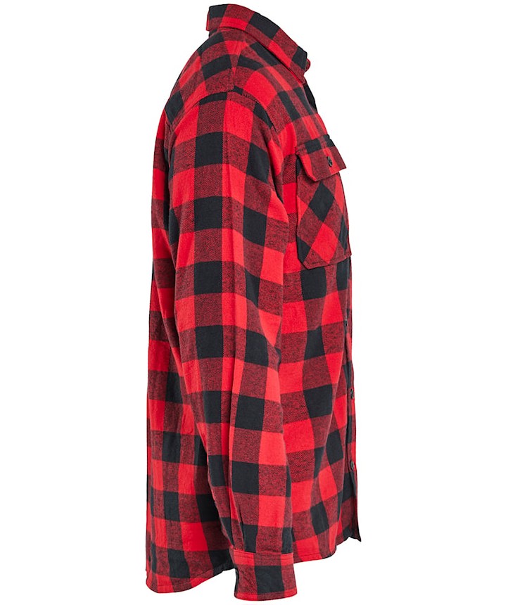 Bl&aring;kl&auml;der Striker flannelskjorte, R&oslash;d/Svart, large image number 2