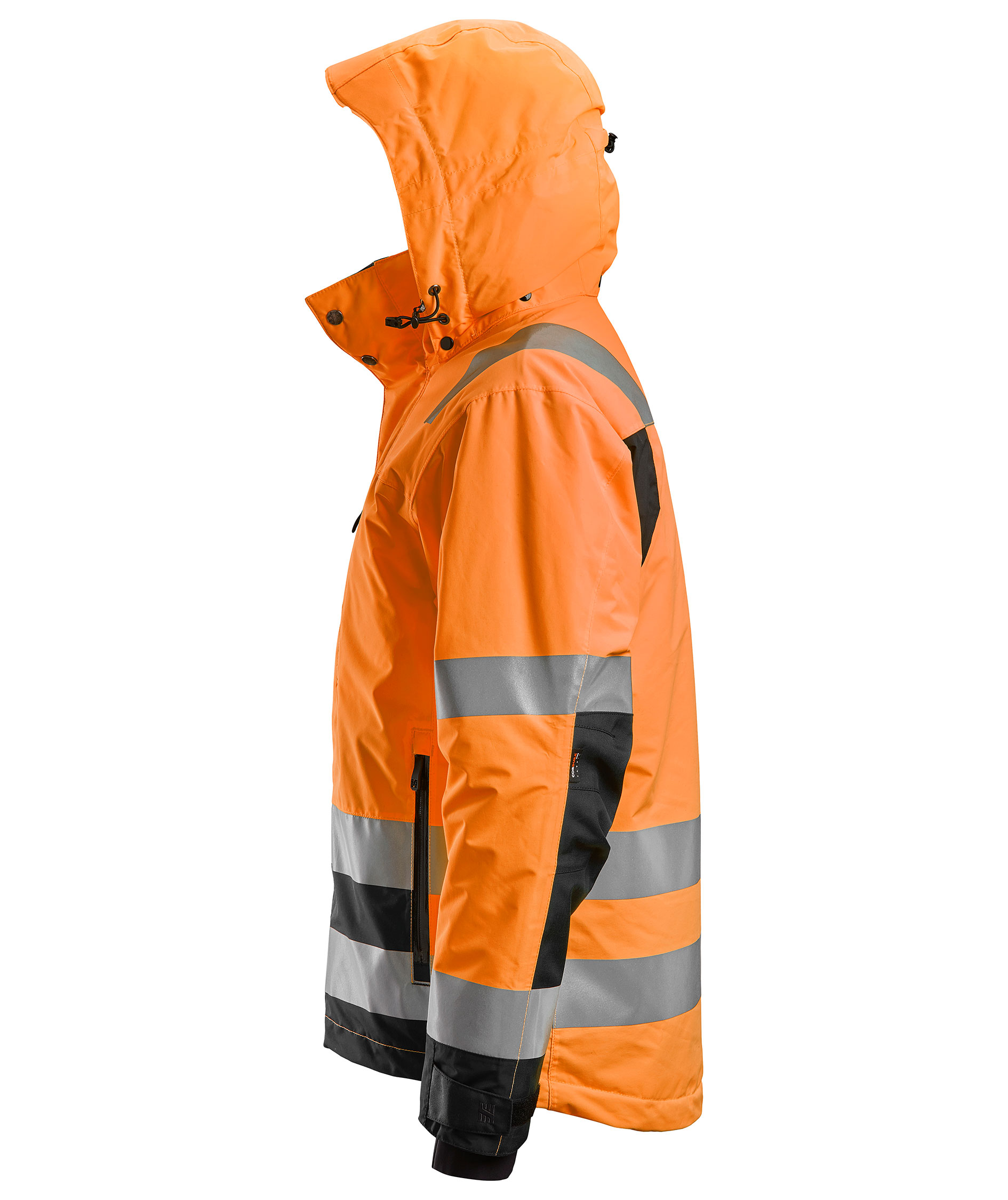 Snickers AllroundWork Winterjacke 1132, Hi-Vis Orange/Schwarz, large image number 2