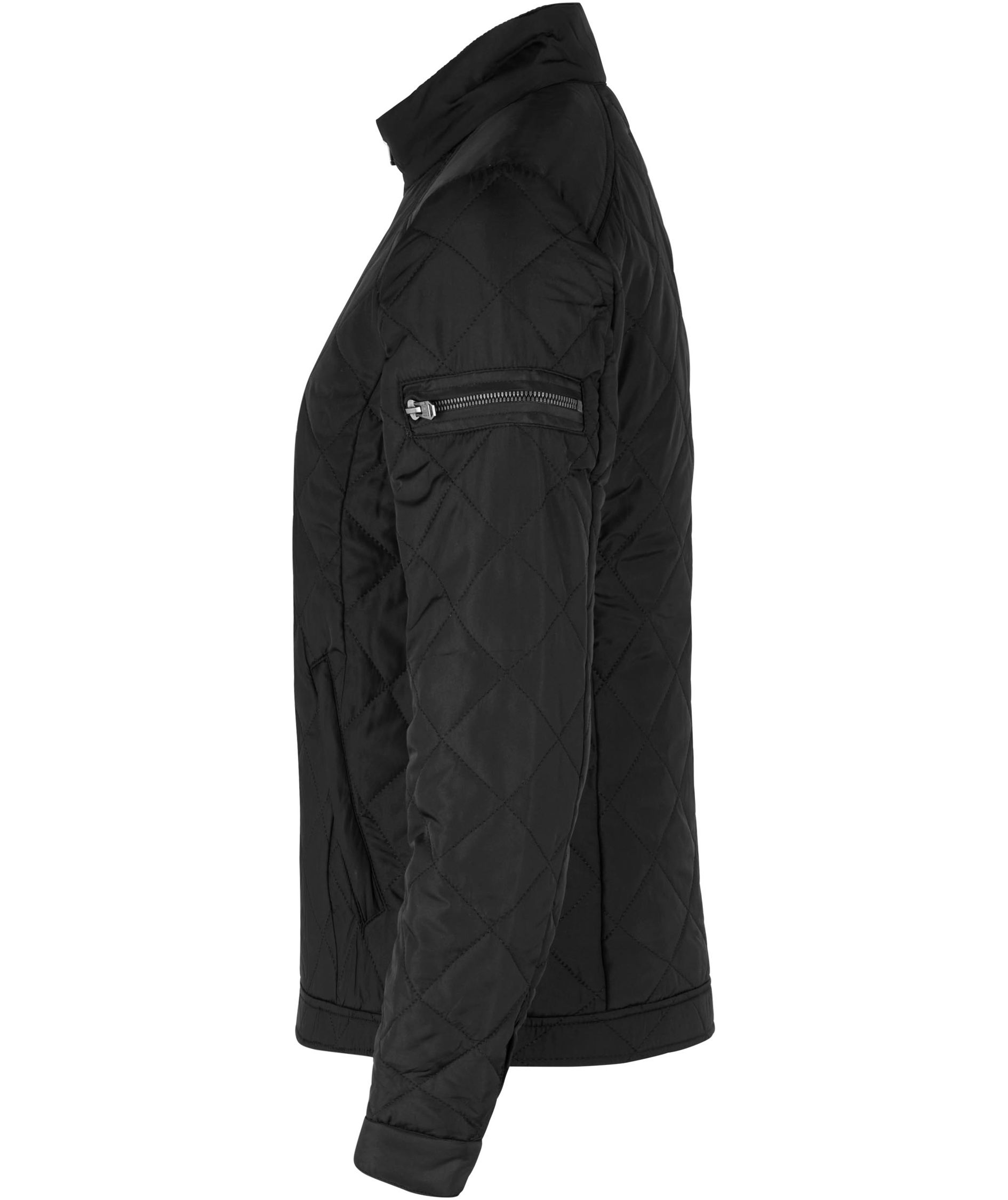 ID Quilted damejakke, Sort, large image number 5