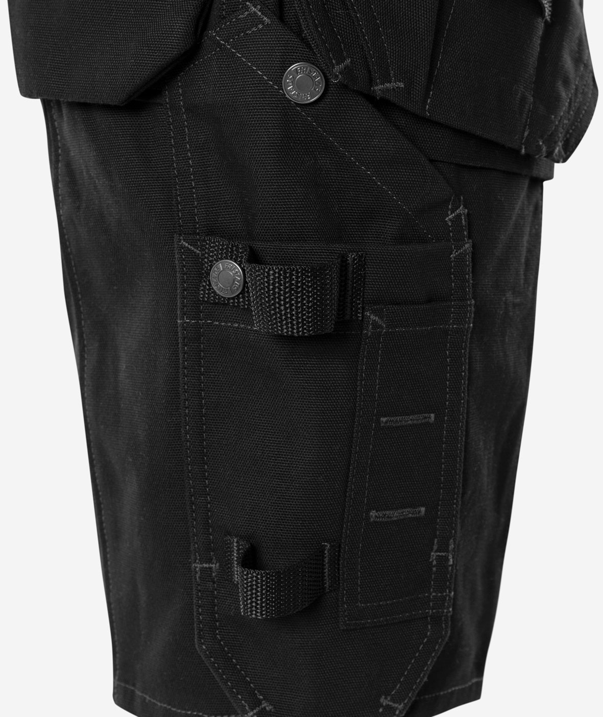 Fristads Green h&aring;ndverkershorts 2532 GCYD, Svart, large image number 4