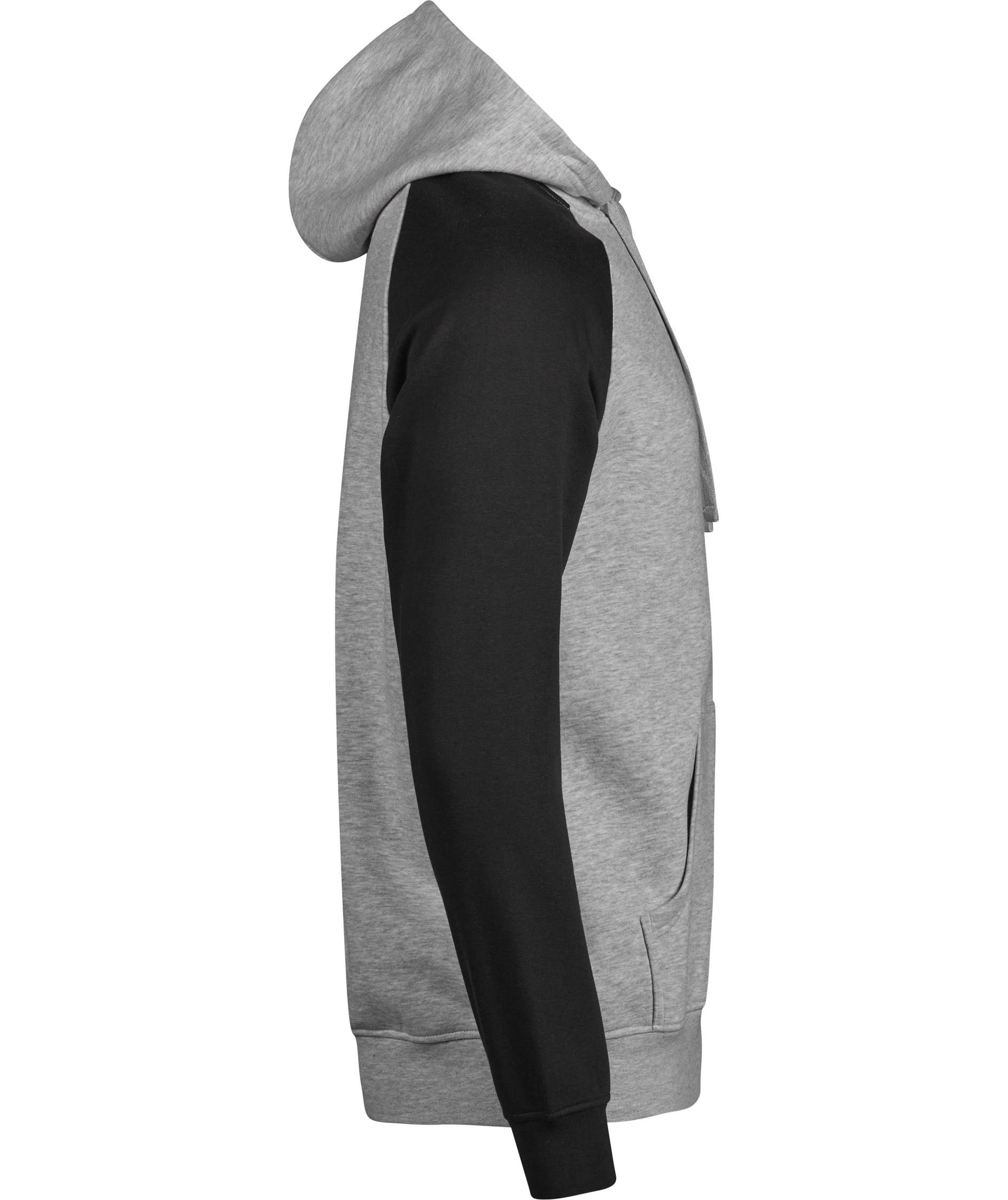 Tee Jays UNLABELED h&aelig;ttetr&oslash;je, Heather/Black, large image number 2