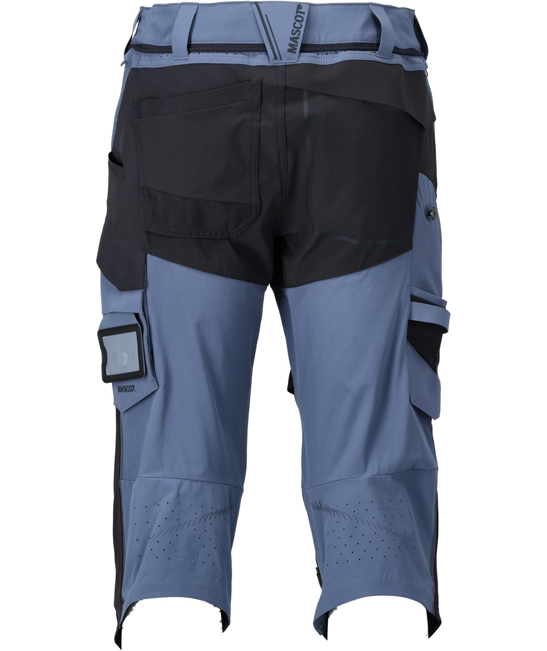 Mascot Customized arbeidsknickers full stretch, Stenbl&aring;/M&oslash;rk Marine, large image number 2