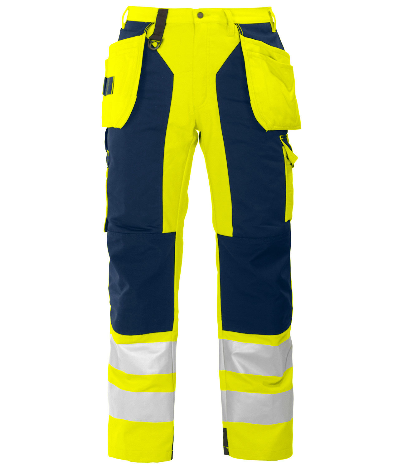 ProJob hantverksbyxa 6506, Varsel yellow/marinbl&aring;