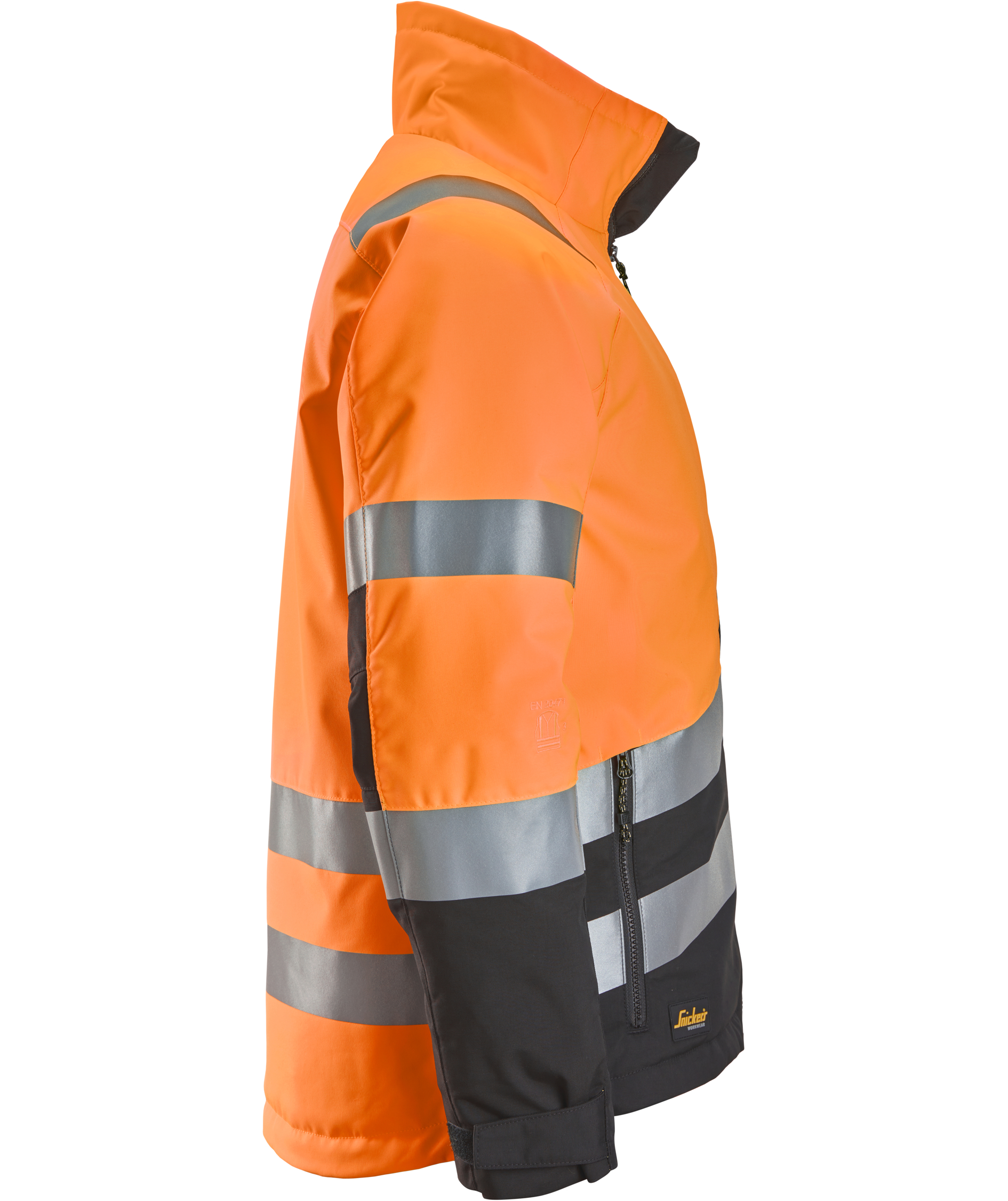 Snickers vinterjakke 1153, Hi-Vis Orange/Sort, large image number 2