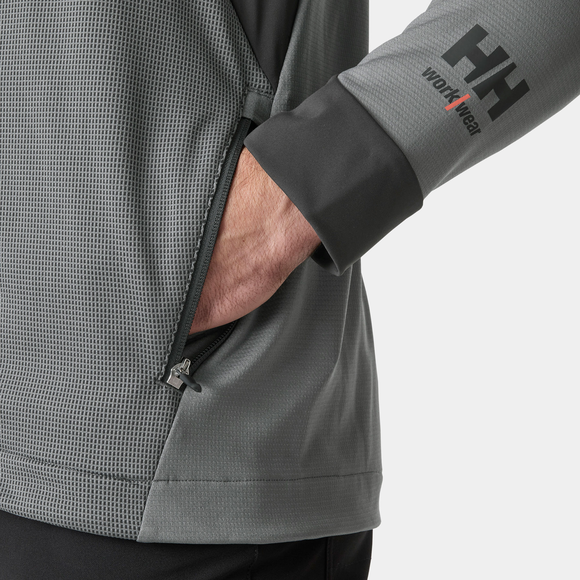 Helly Hansen Tech Active midlayer, Quiet Shade/Ebony, large image number 5