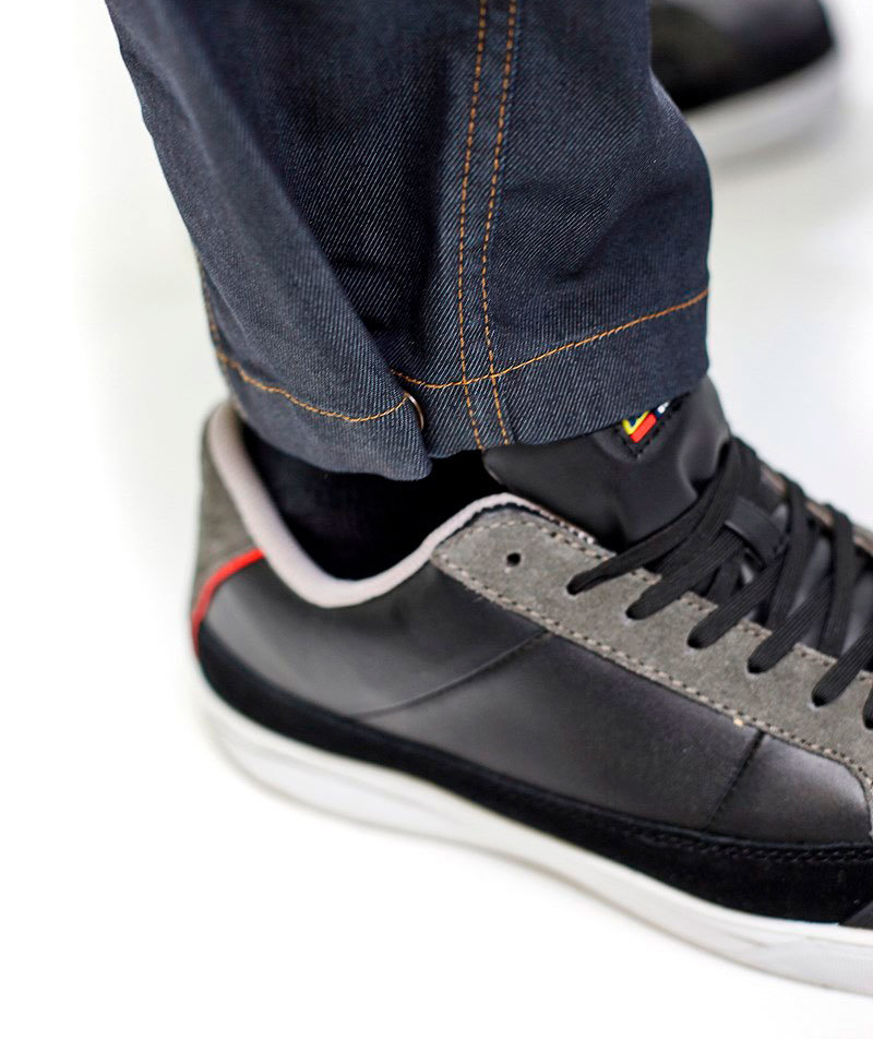 Bl&aring;kl&auml;der Unite Denim arbejdsbukser, Marine/Sort, large image number 7