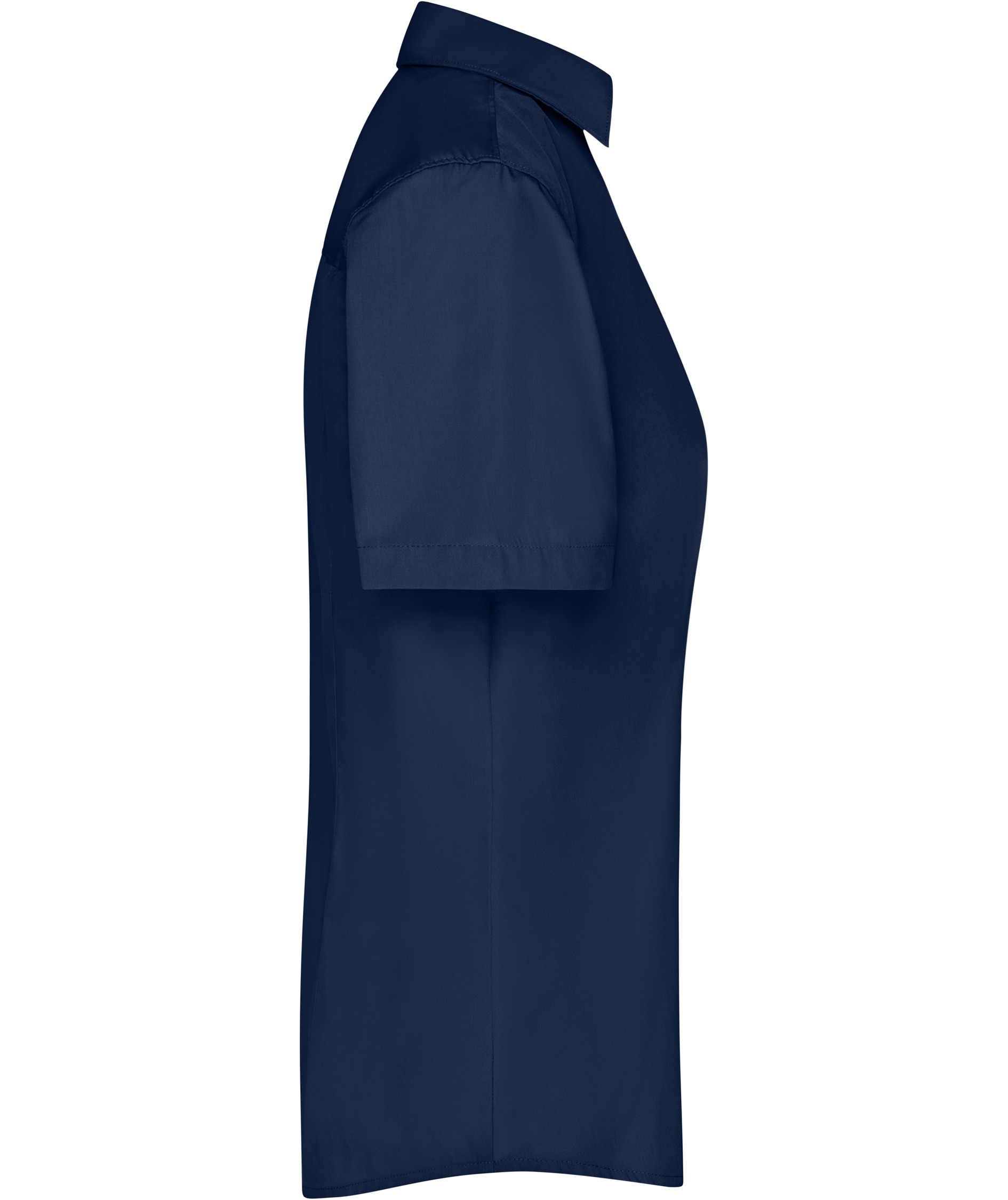 James & Nicholson kort&auml;rmad Modern fit skjorta dam, Navy, large image number 2