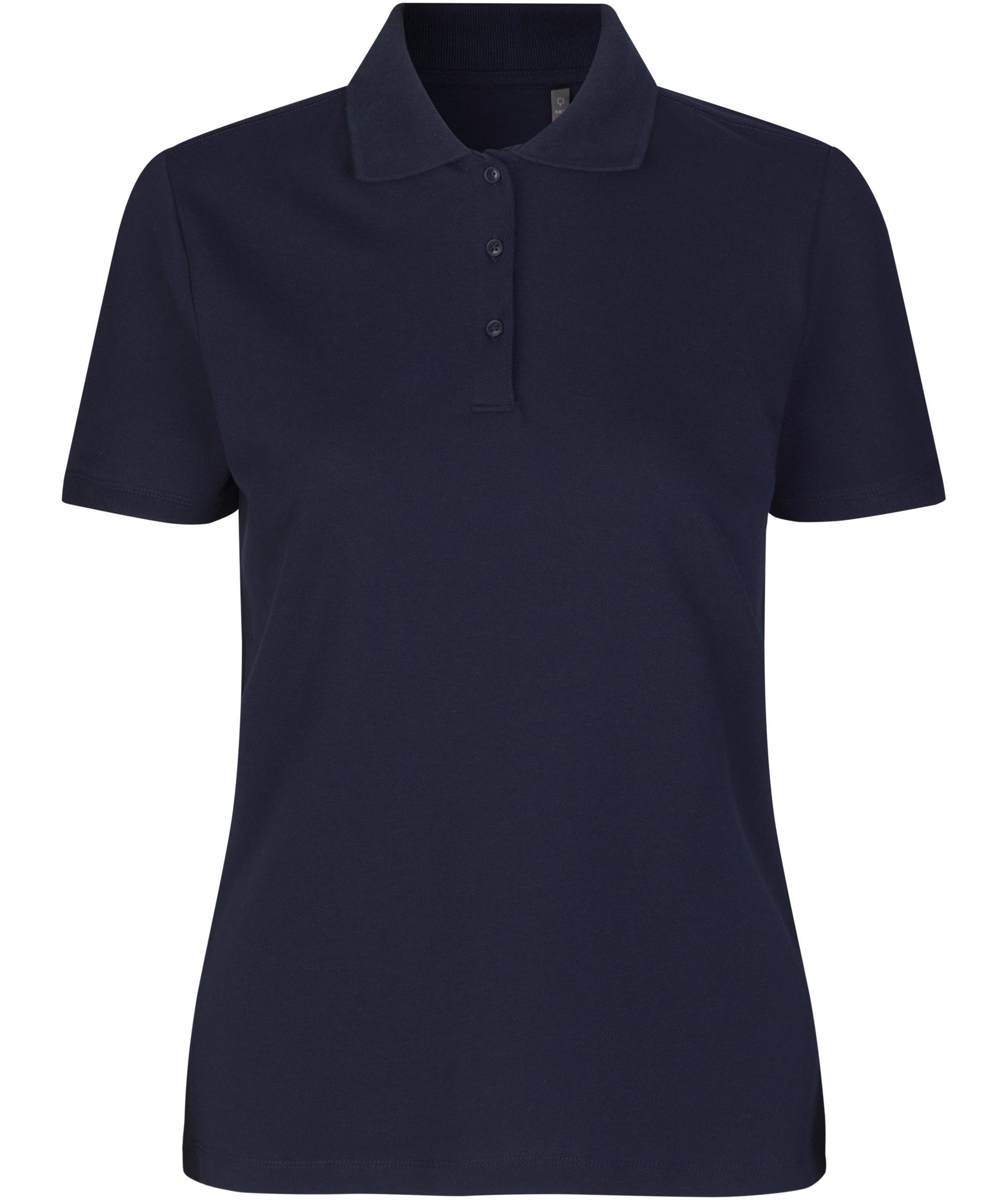 ID &oslash;kologisk dame polo T-shirt, Navy, Navy, swatch