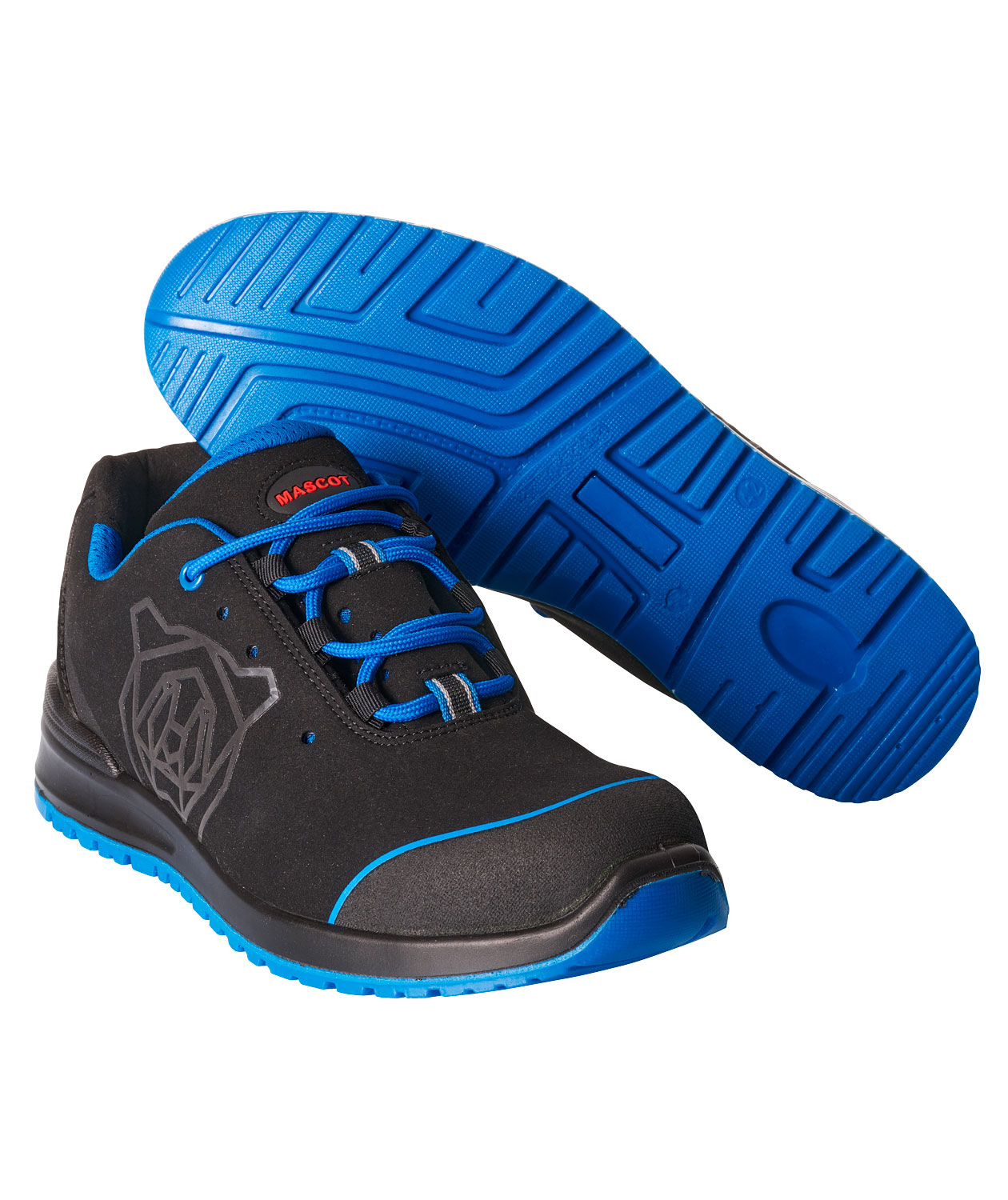 Mascot Classic skyddsskor S1P, Svart/Koboltbl&aring;