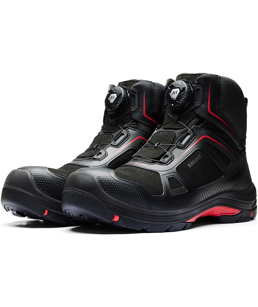 Bl&aring;kl&auml;der&nbsp;Gecko vernest&oslash;vletter S3, Svart/R&oslash;d, large image number 3