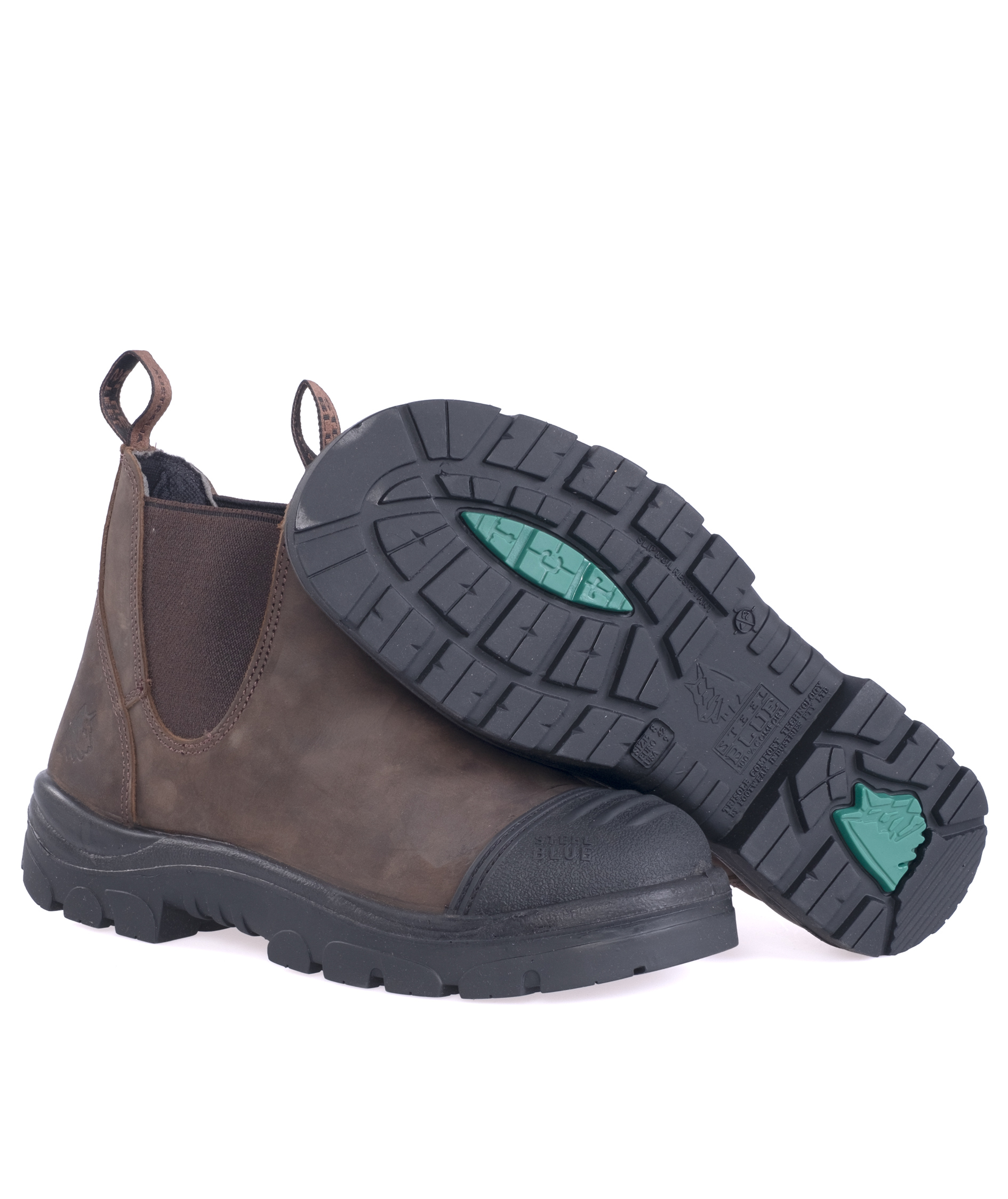 Steel Blue Hobart skyddsst&ouml;vlar S3, Rustic Brown, large image number 2