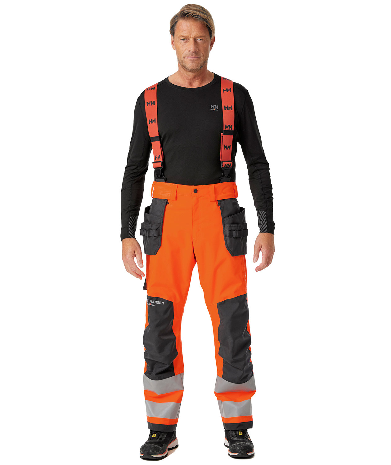 Helly Hansen Alna 2.0 skallbukse, Hi-vis Orange/charcoal, large image number 1