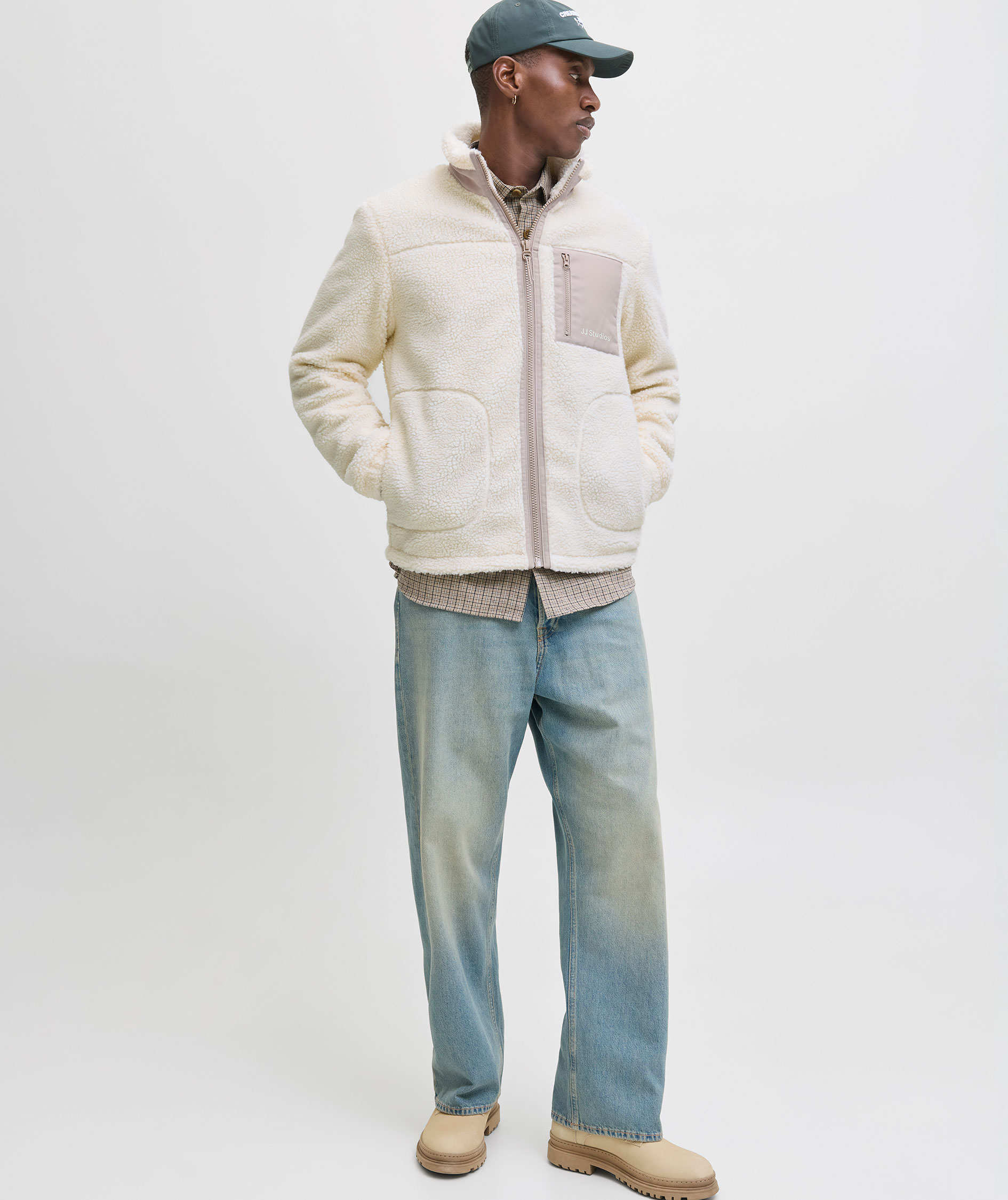 Jack & Jones JJESOHO pile fleece jacket, Atmosphere, large image number 6