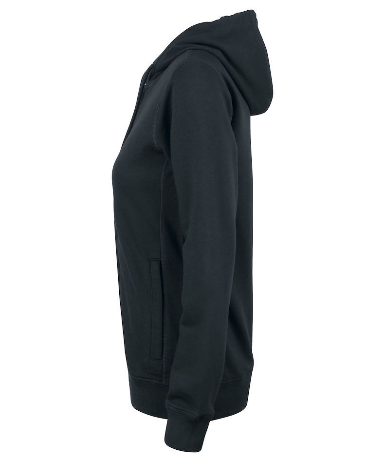 Clique Premium OC women's hoodie, Black, large image number 3