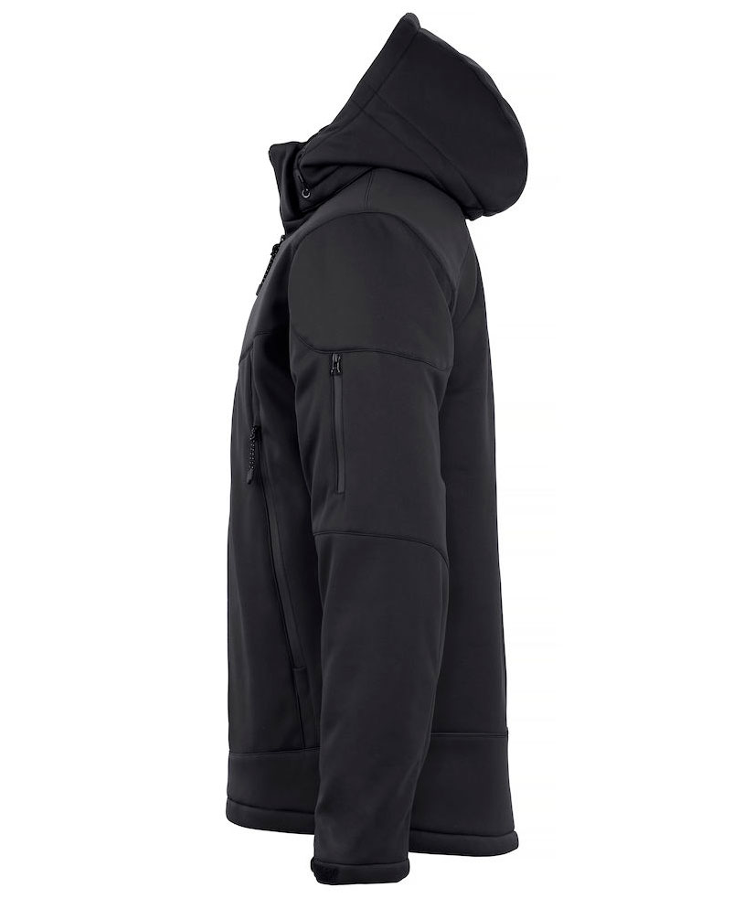 Clique Grayland softshelljakke, Svart, large image number 2