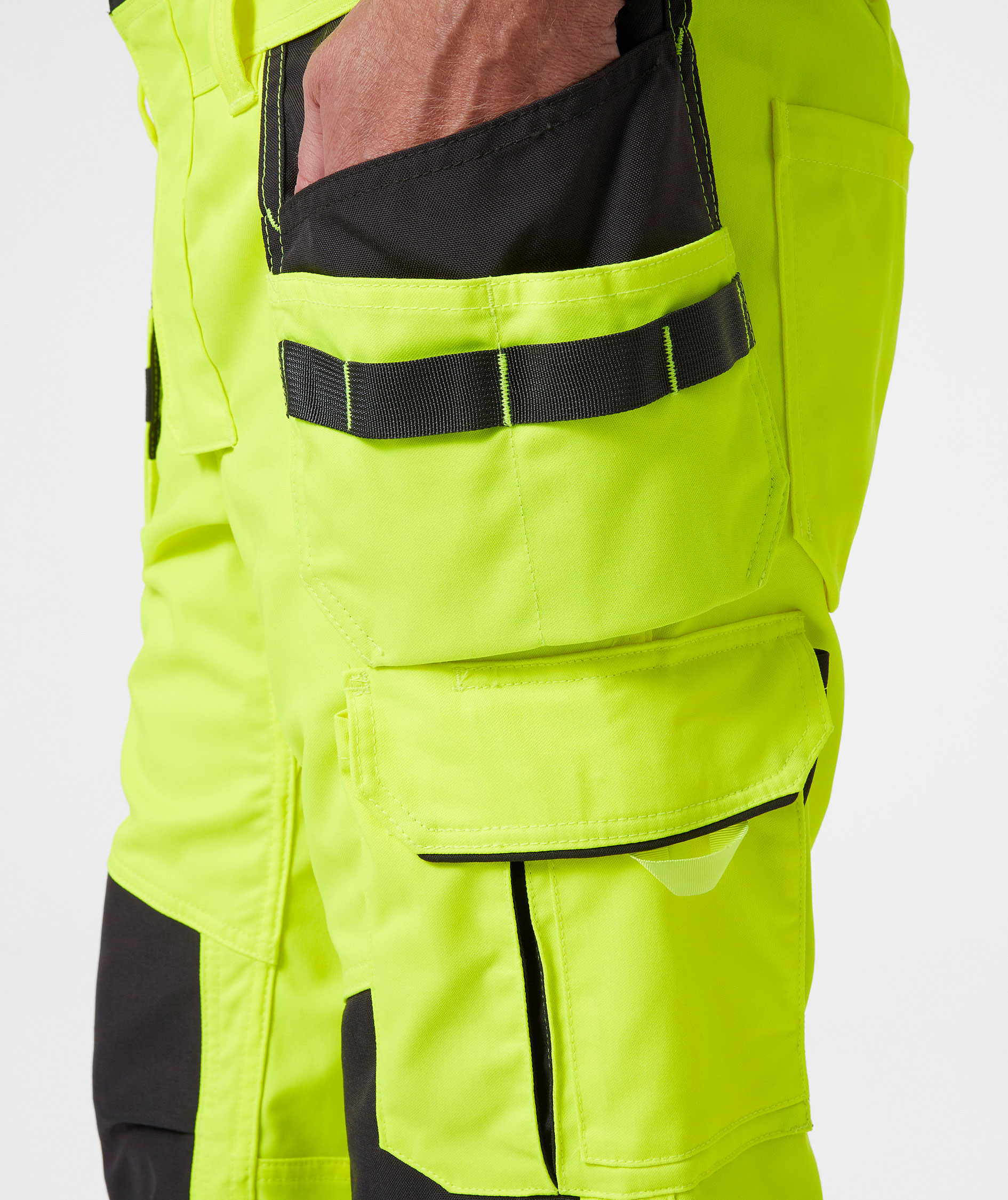 Helly Hansen Alna 2.0 selebukse, Hi-vis gul/charcoal, large image number 8